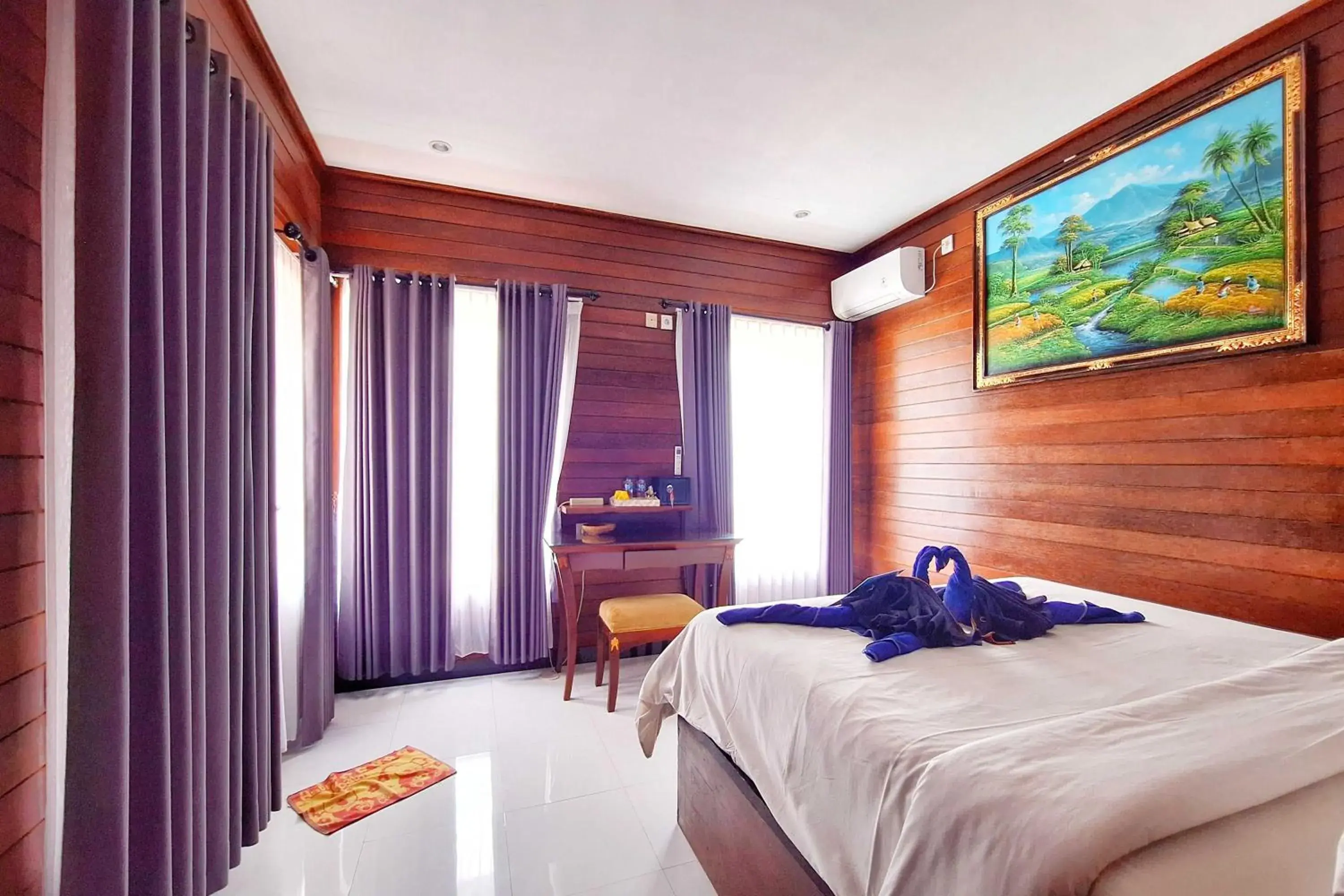 Bed in The Beach Huts Lembongan Bed in The Beach Huts Lembongan