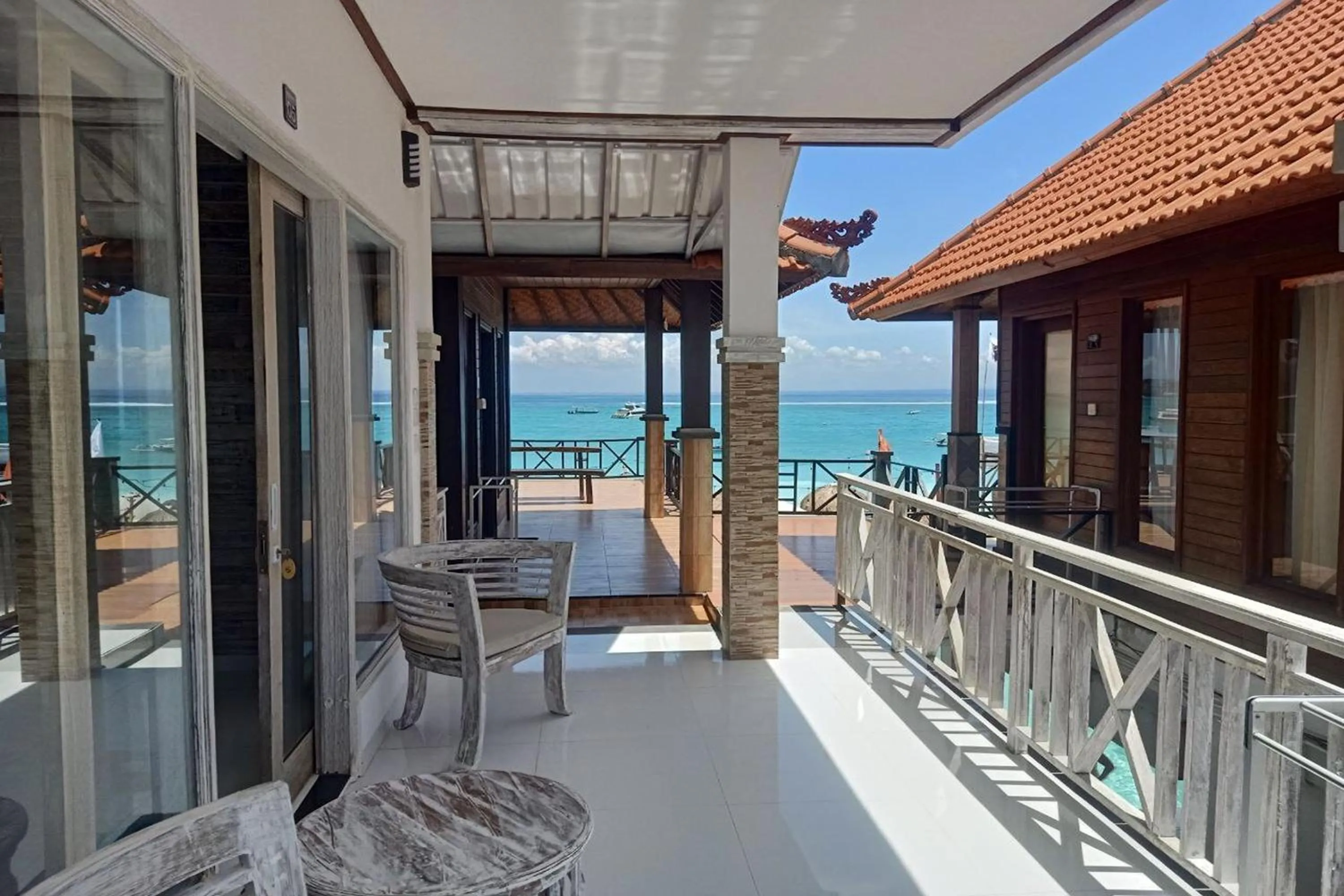 Balcony/Terrace in The Beach Huts Lembongan