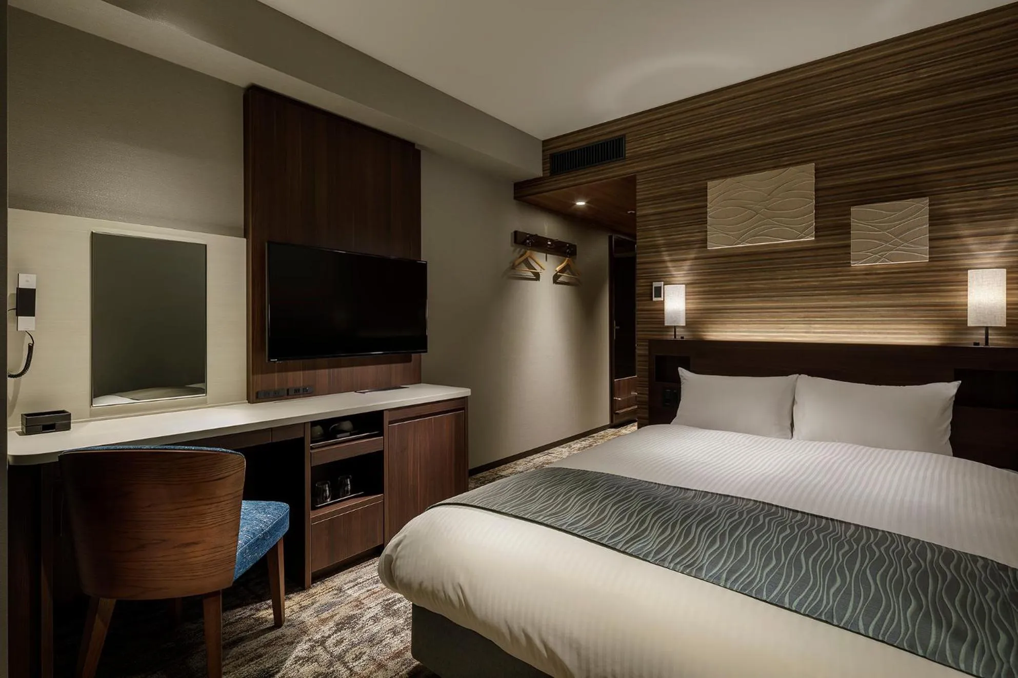 Photo of the whole room, Bed in Shizutetsu Hotel Prezio Tokyo Tamachi