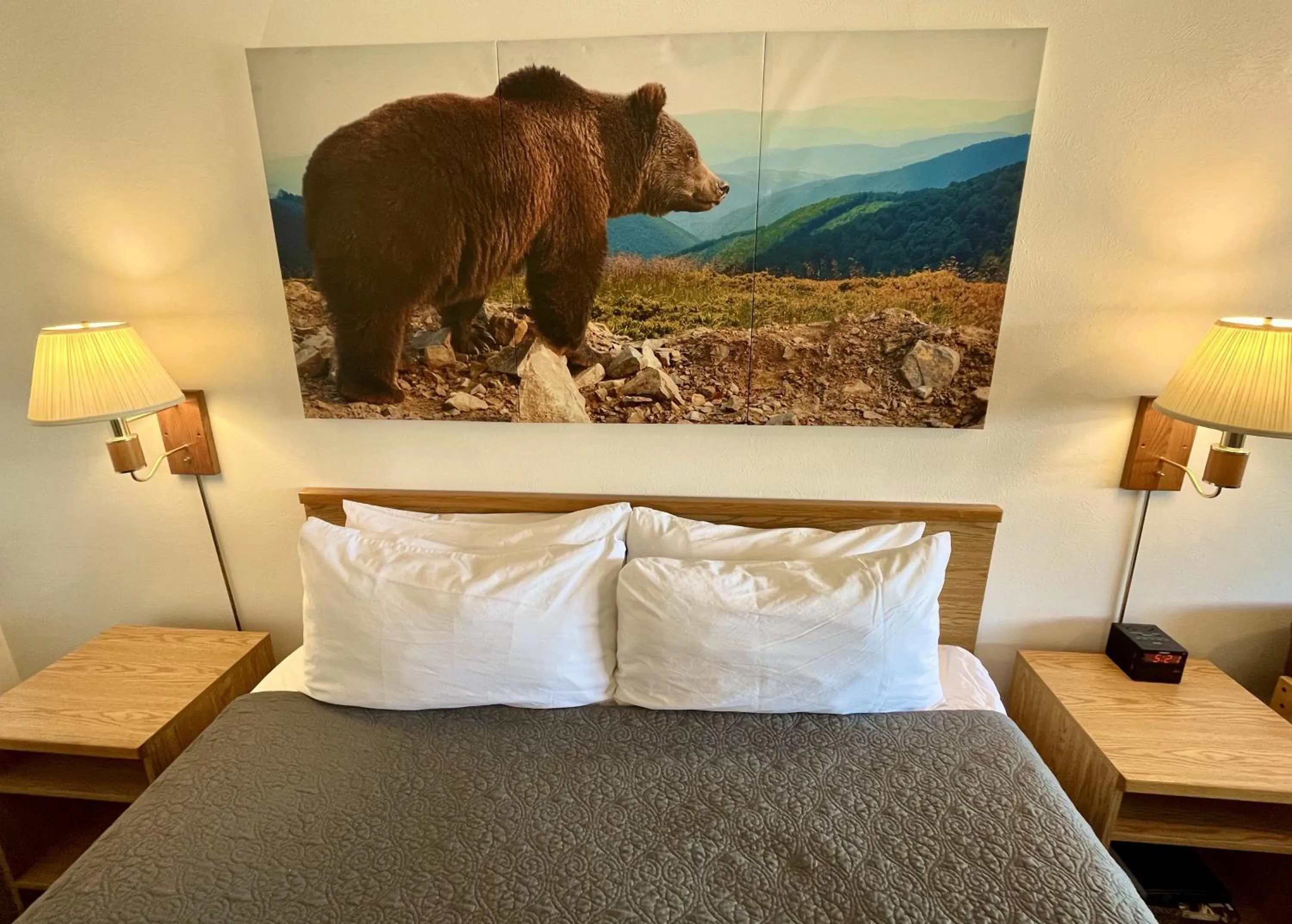 Bed in Red Bear Inn