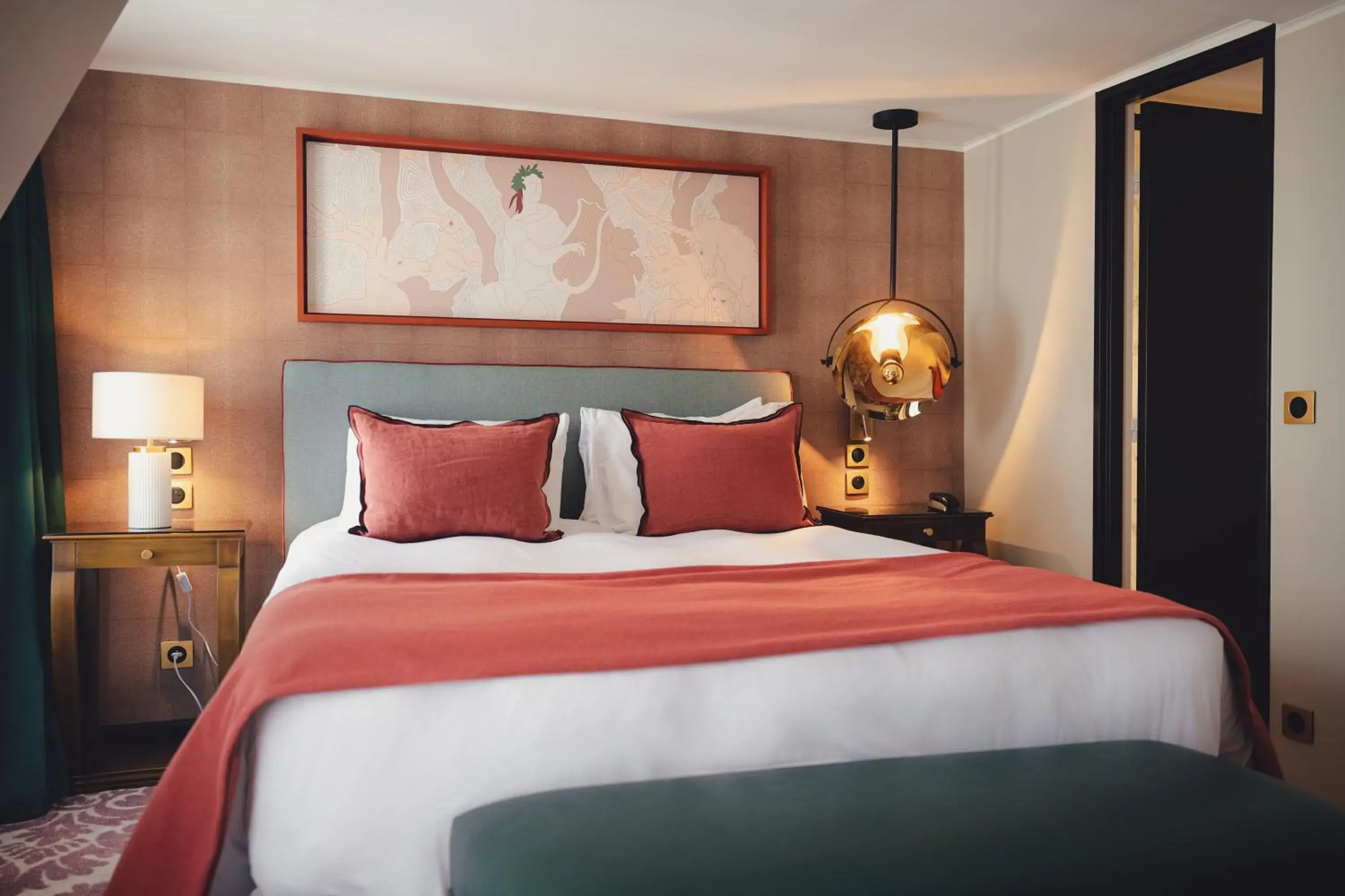 Bed in Maison Orphée Bed in Maison Orphée