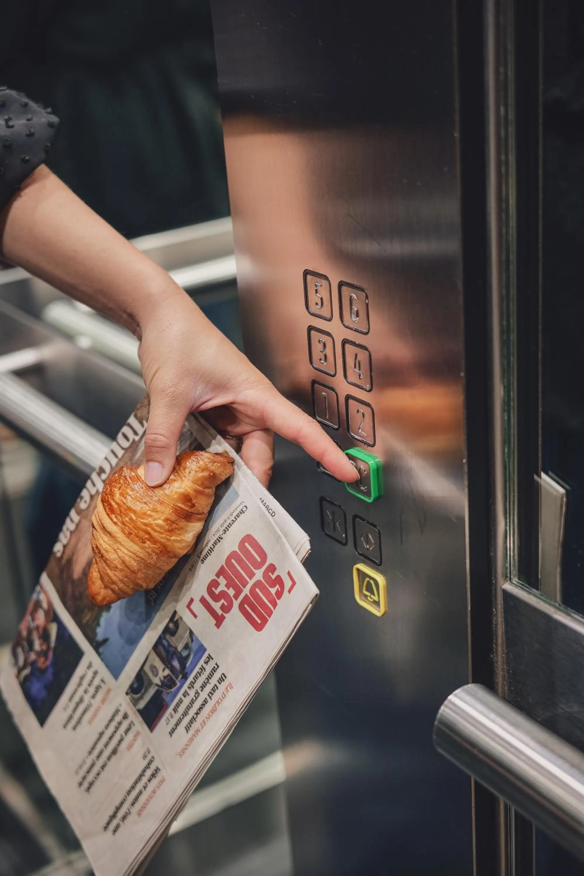 elevator in Maison Orphée