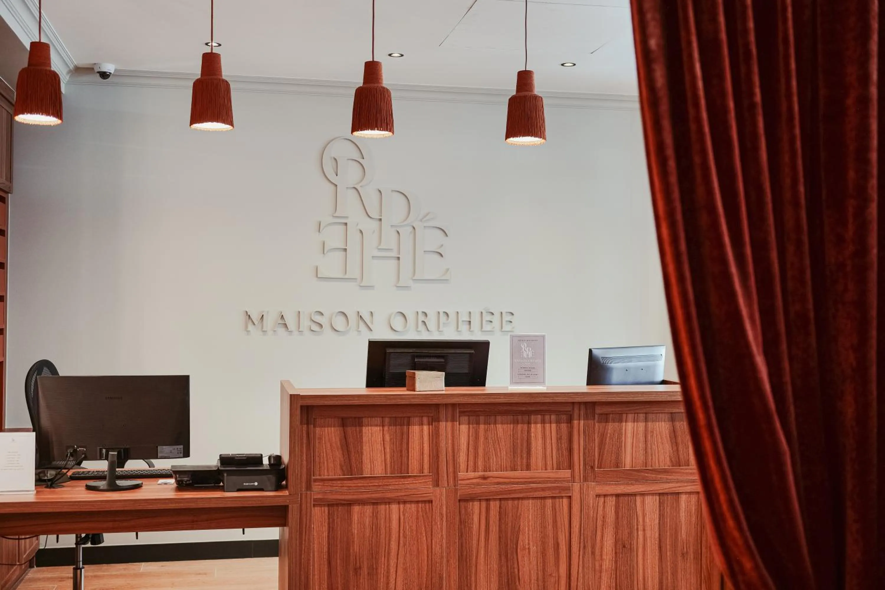 Lobby or reception in Maison Orphée