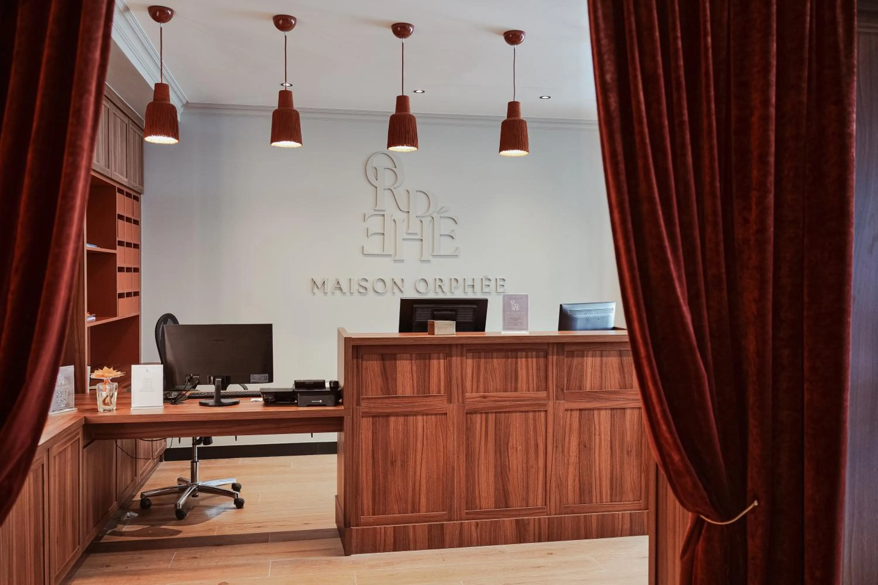 Lobby or reception in Maison Orphée