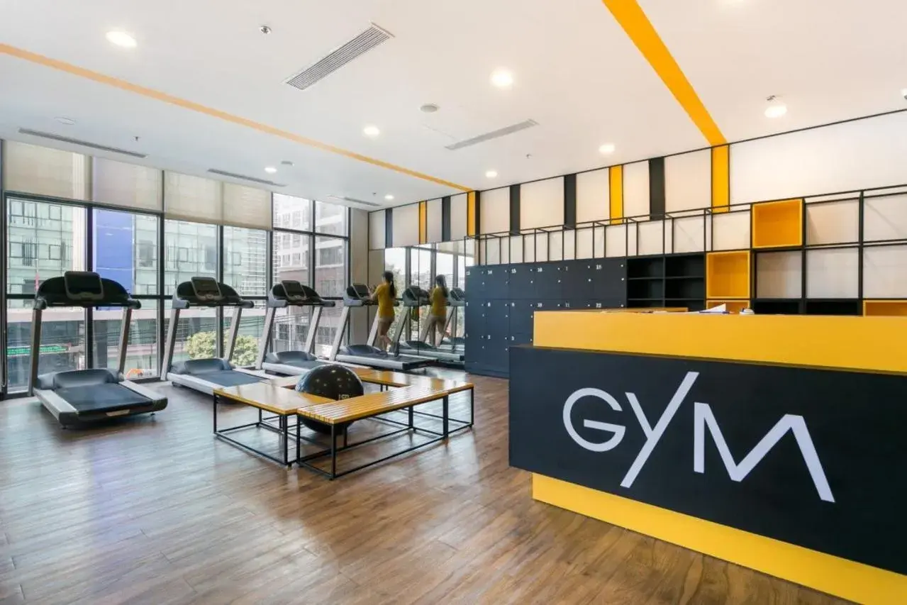 Fitness centre/facilities in iHome Furnished Apartments with Free Gym & Pool, Airport Pick-Up Service Fitness centre/facilities in iHome Furnished Apartments with Free Gym & Pool, Airport Pick-Up Service