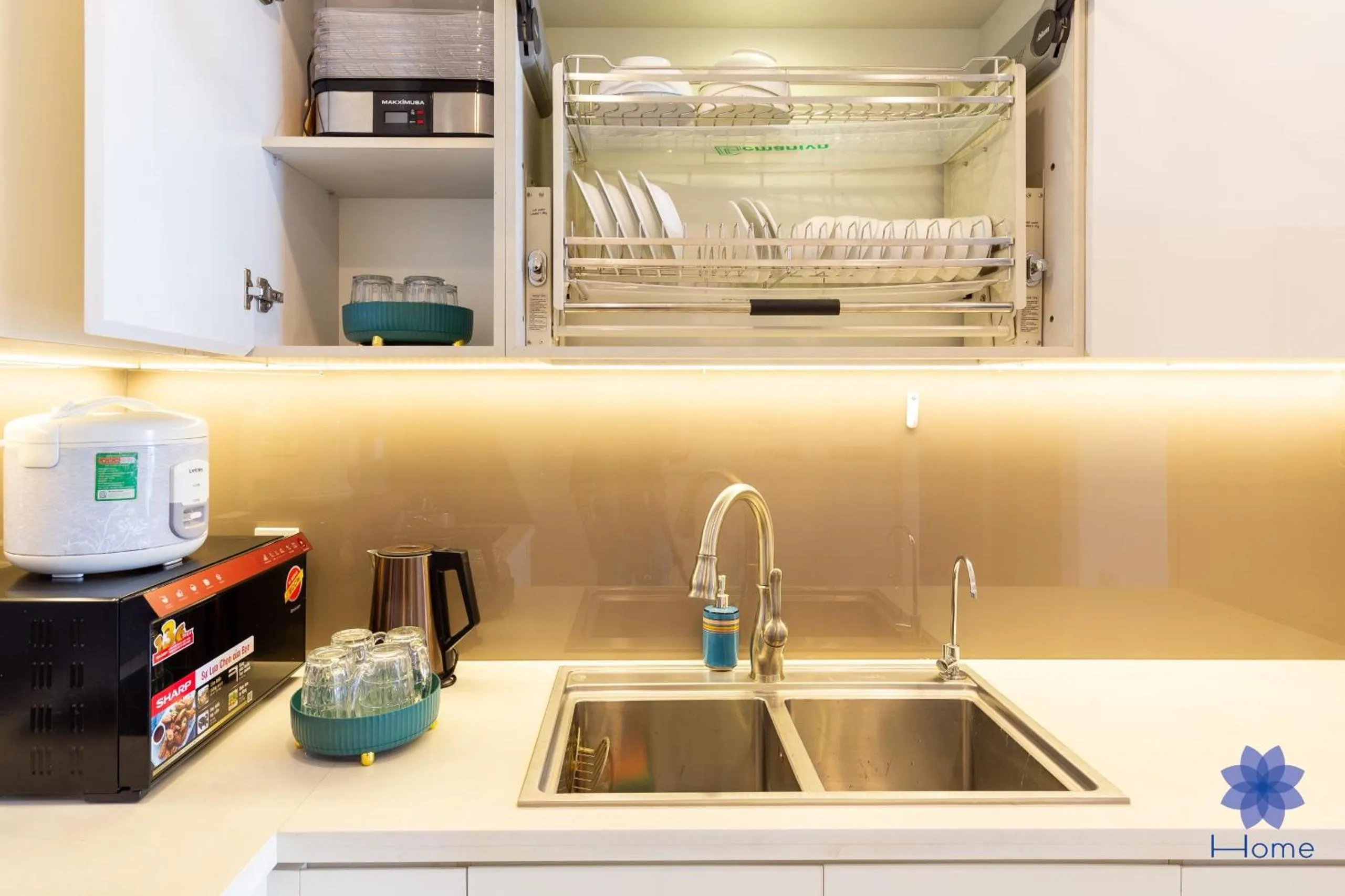 minibar in iHome Furnished Apartments with Free Gym & Pool, Airport Pick-Up Service