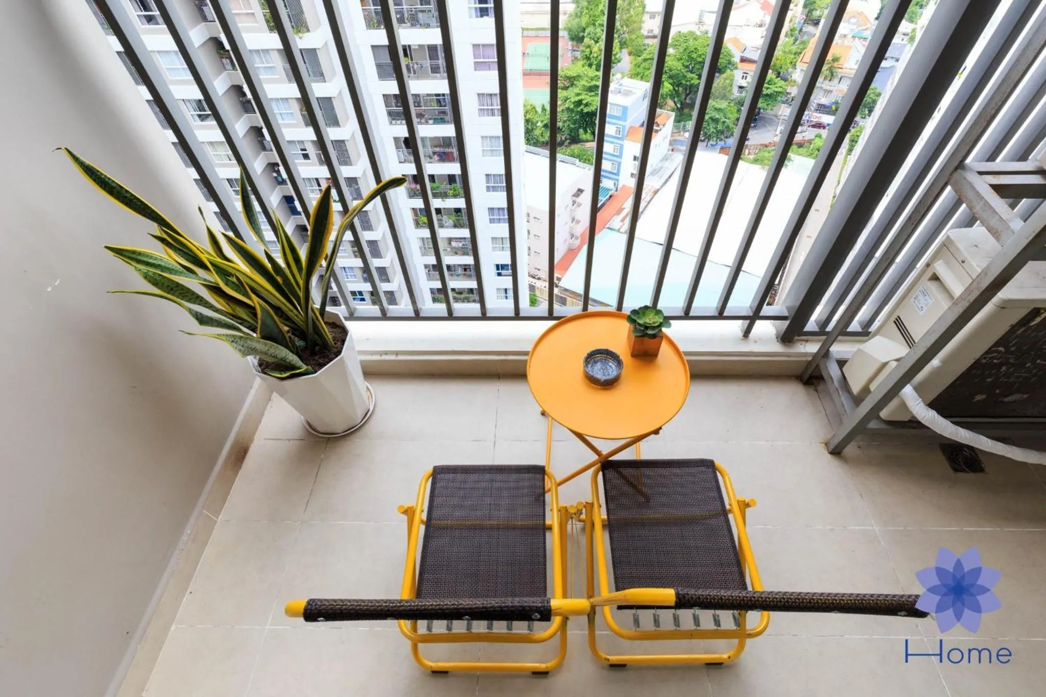 Balcony/Terrace in iHome Furnished Apartments with Free Gym & Pool, Airport Pick-Up Service