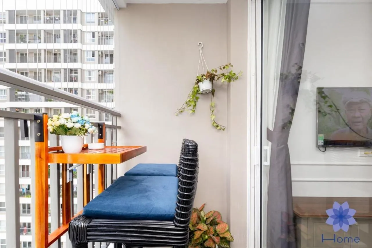 Balcony/Terrace in iHome Furnished Apartments with Free Gym & Pool, Airport Pick-Up Service