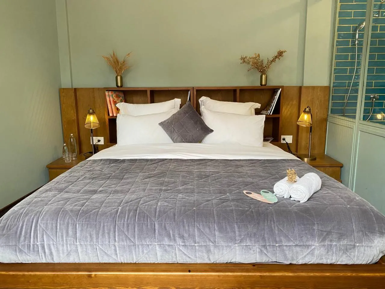Bed in Hotel Lost Gemmayzeh