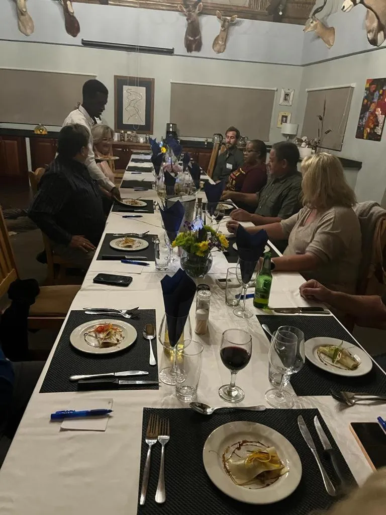 Dining area in Tidimalo Lodge