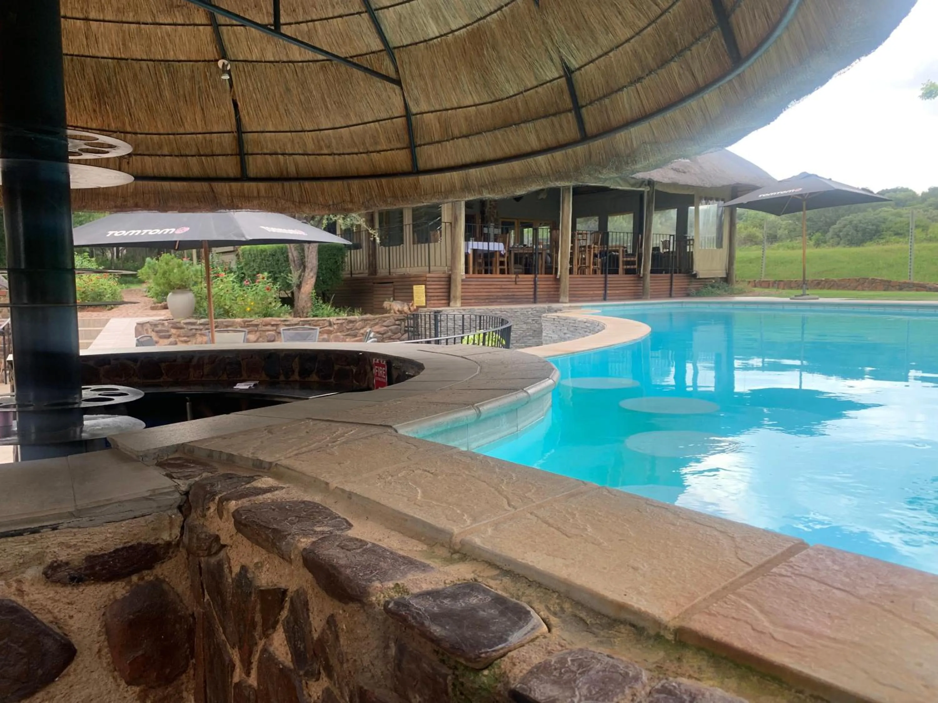 Patio in Tidimalo Lodge