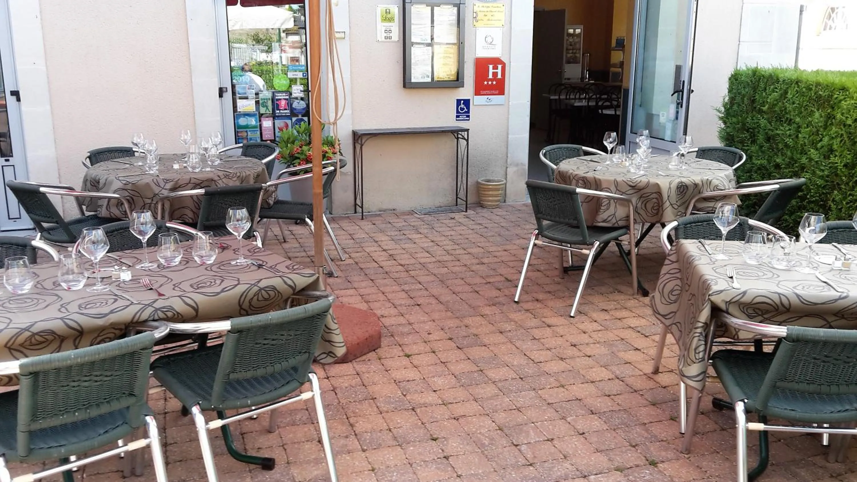 Food close-up in Auberge Du Cheval Blanc