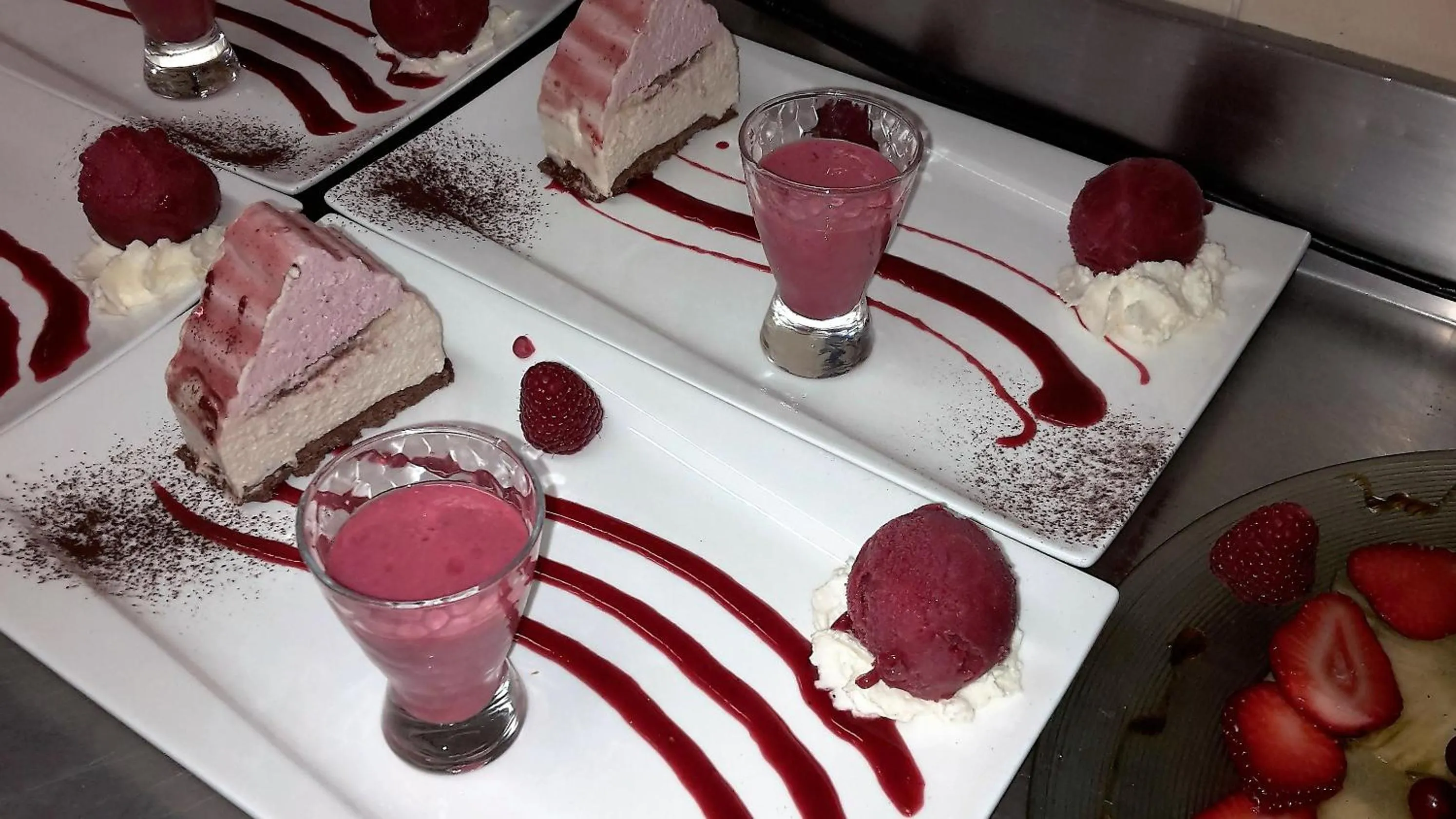 Food close-up in Auberge Du Cheval Blanc