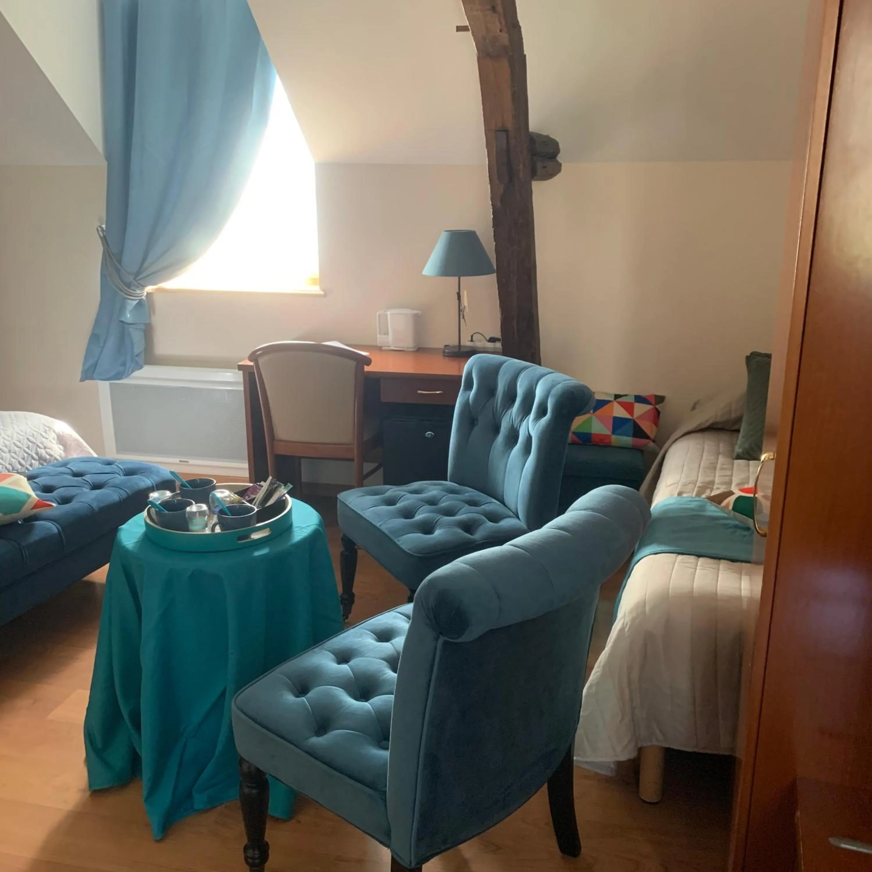 Bed in Auberge Du Cheval Blanc