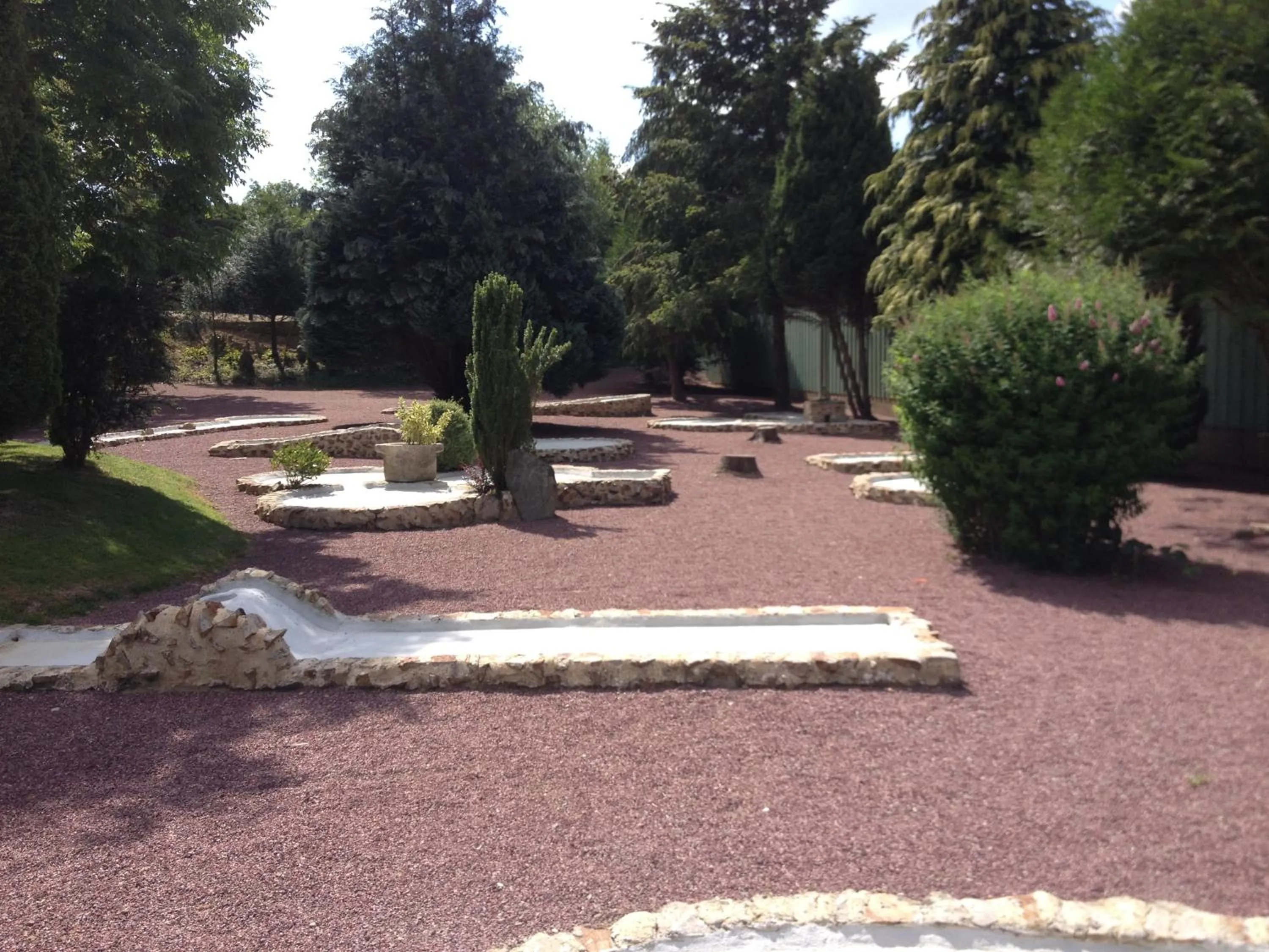 Garden in Logis Hotel Oasis