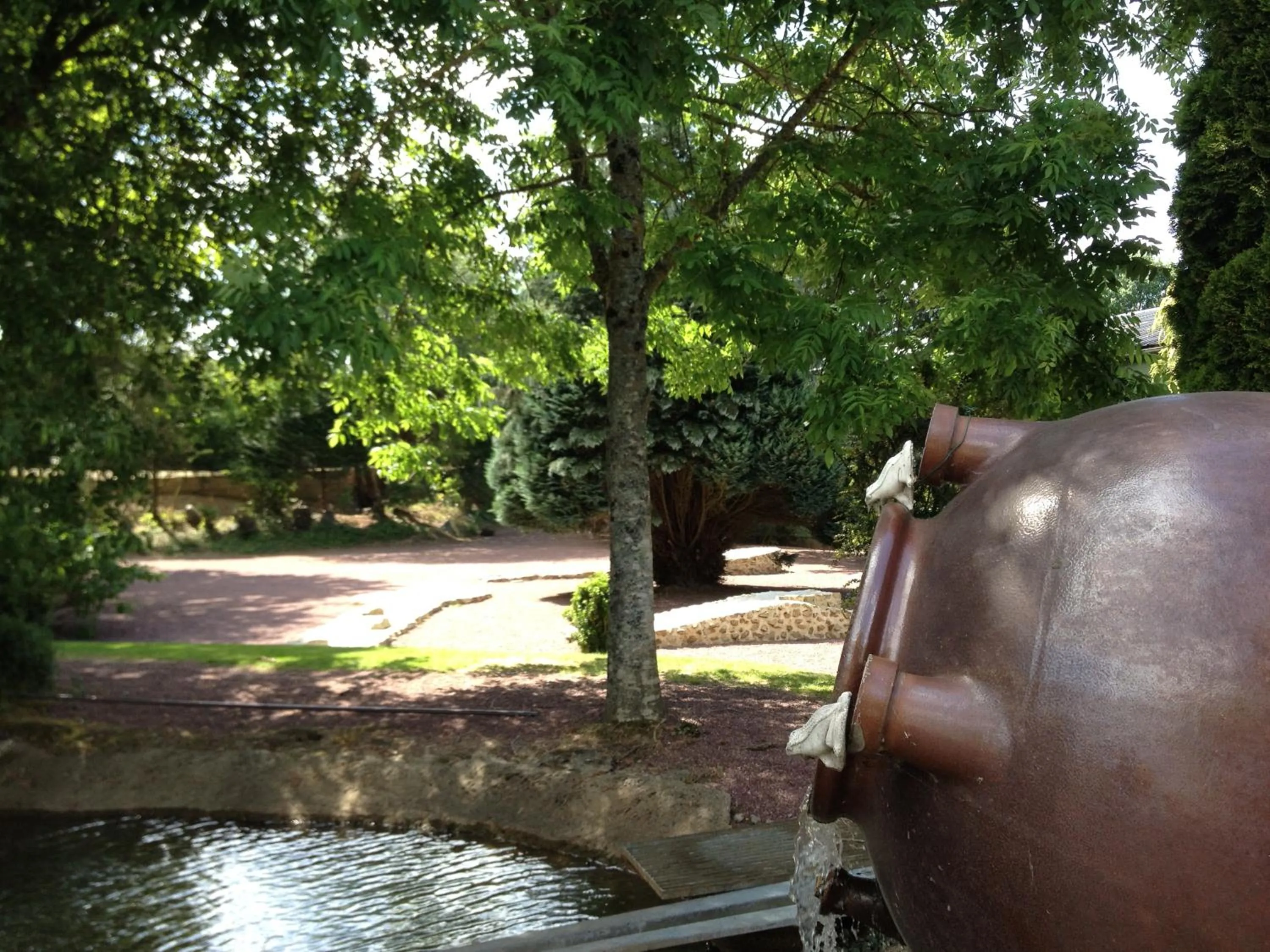 Minigolf in Logis Hotel Oasis