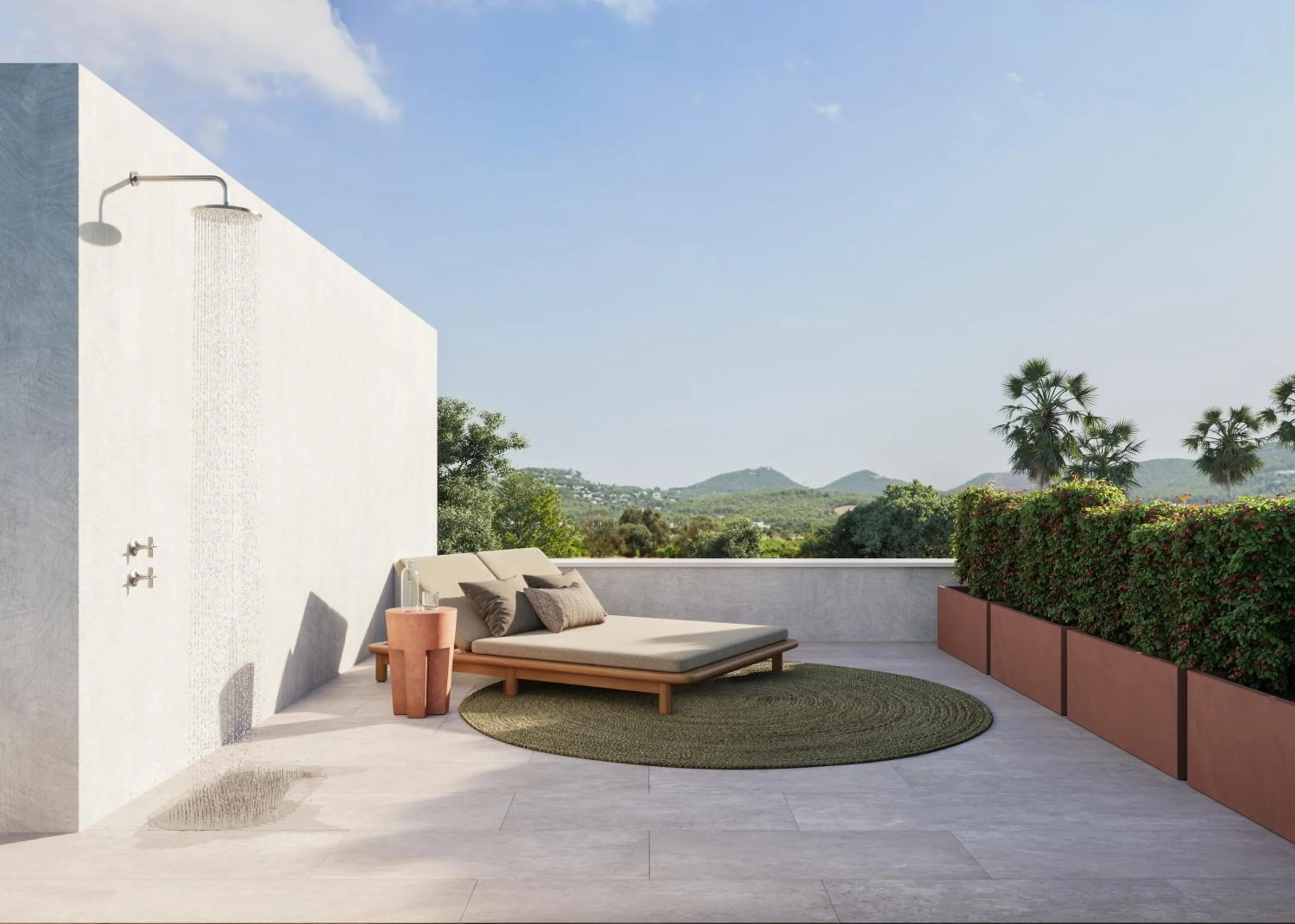 Balcony/Terrace in Can Jaume Private Villas by Ocean Drive