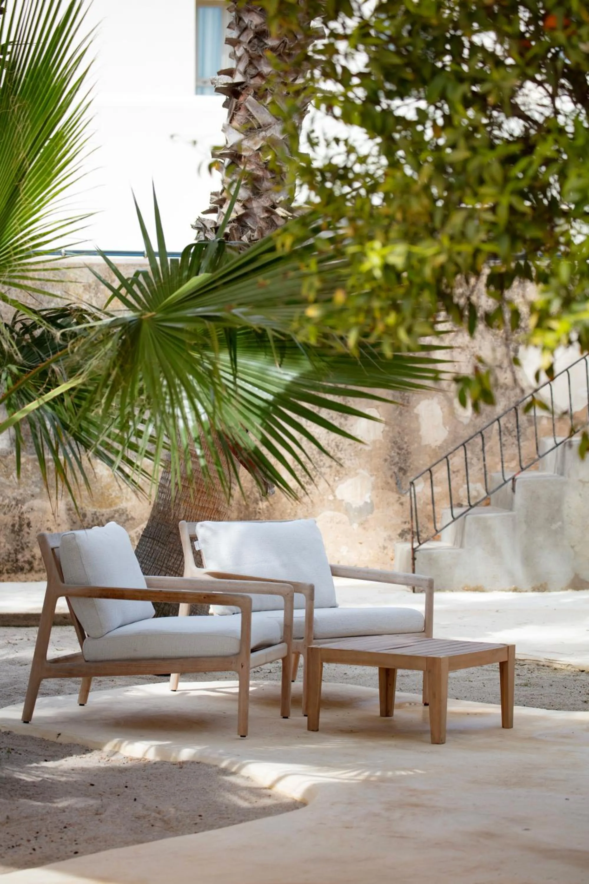 Seating area in Can Jaume Private Villas by Ocean Drive