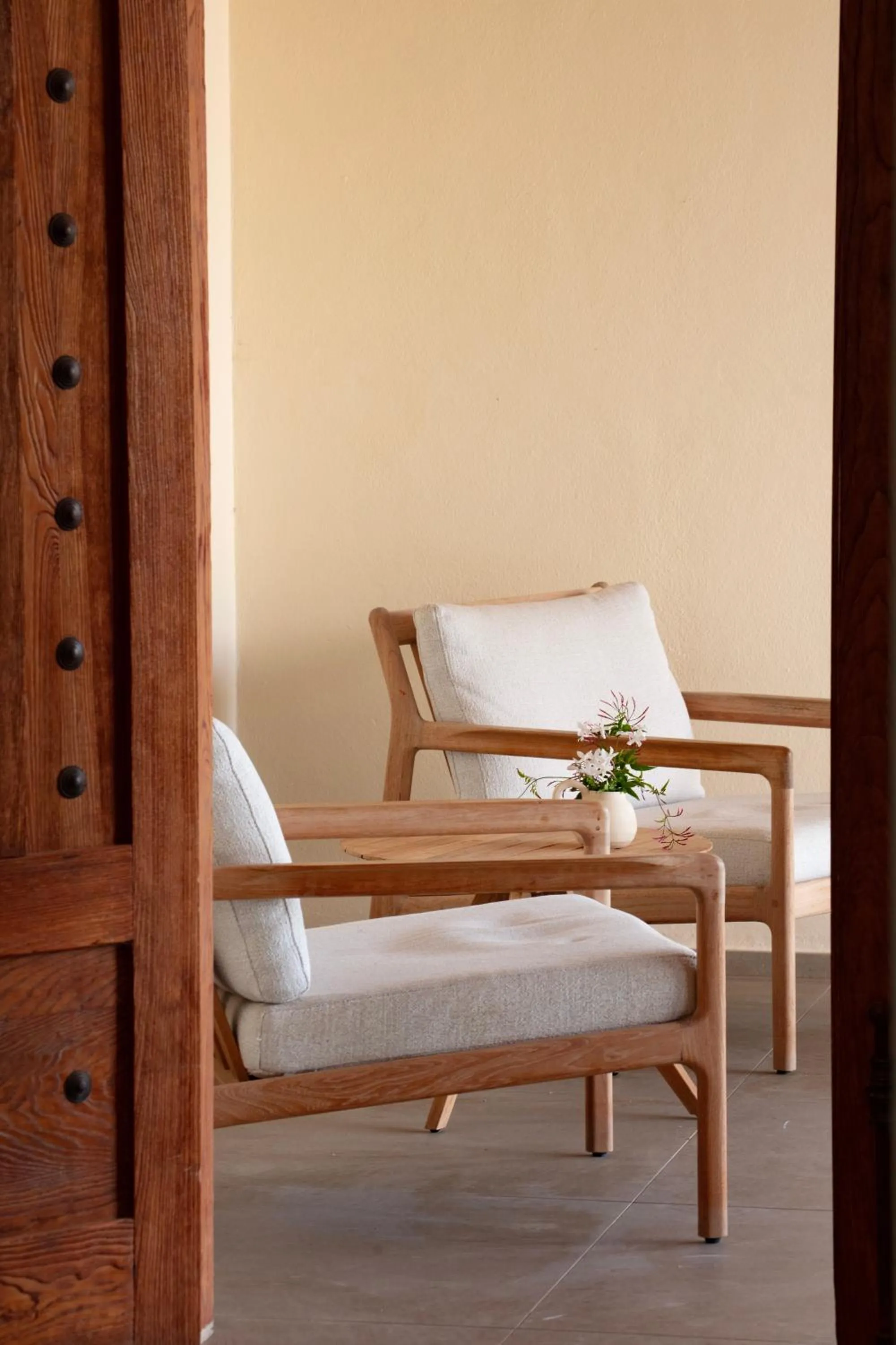 Seating area in Can Jaume Private Villas by Ocean Drive