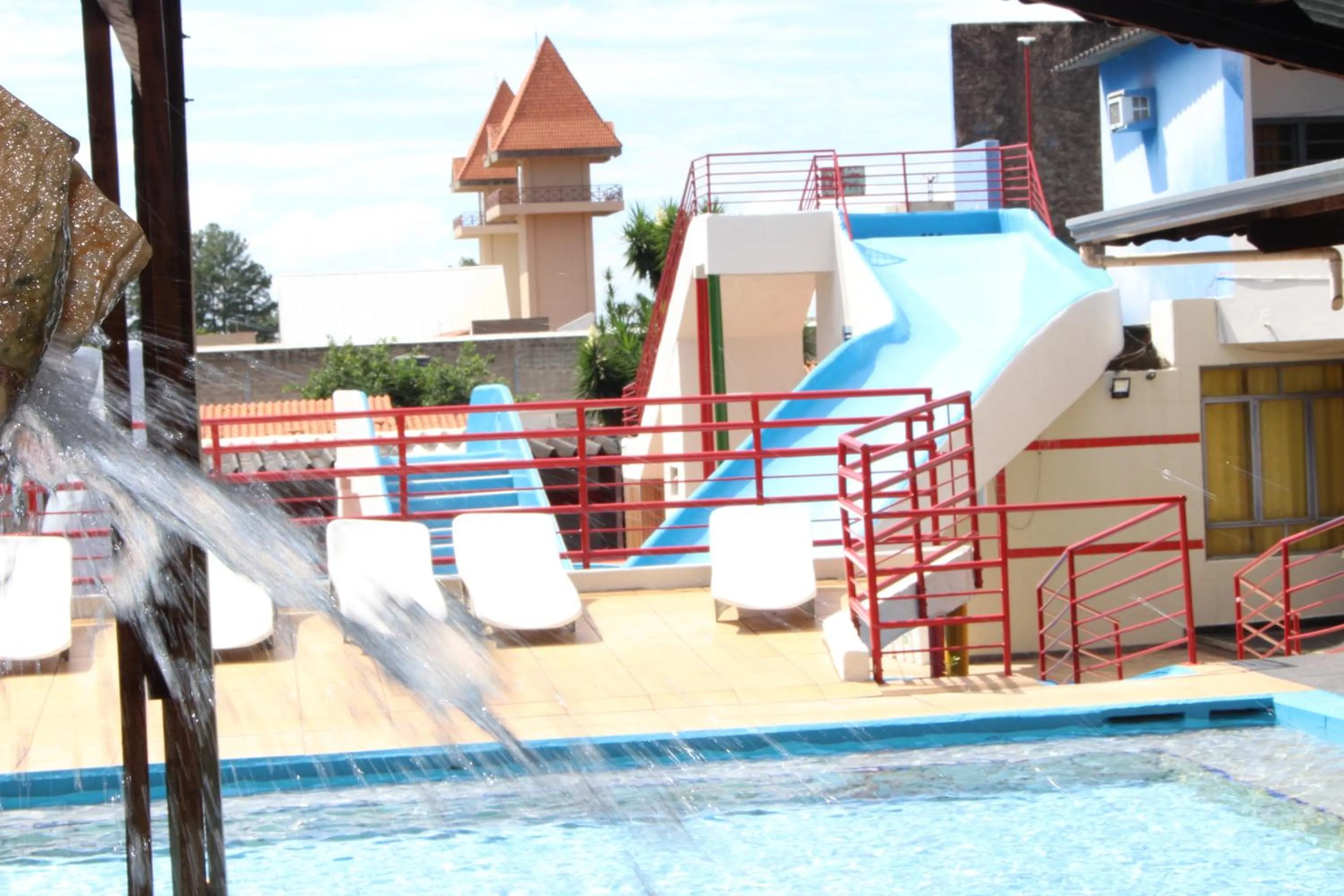 Pool view in Bica Pau Hotel