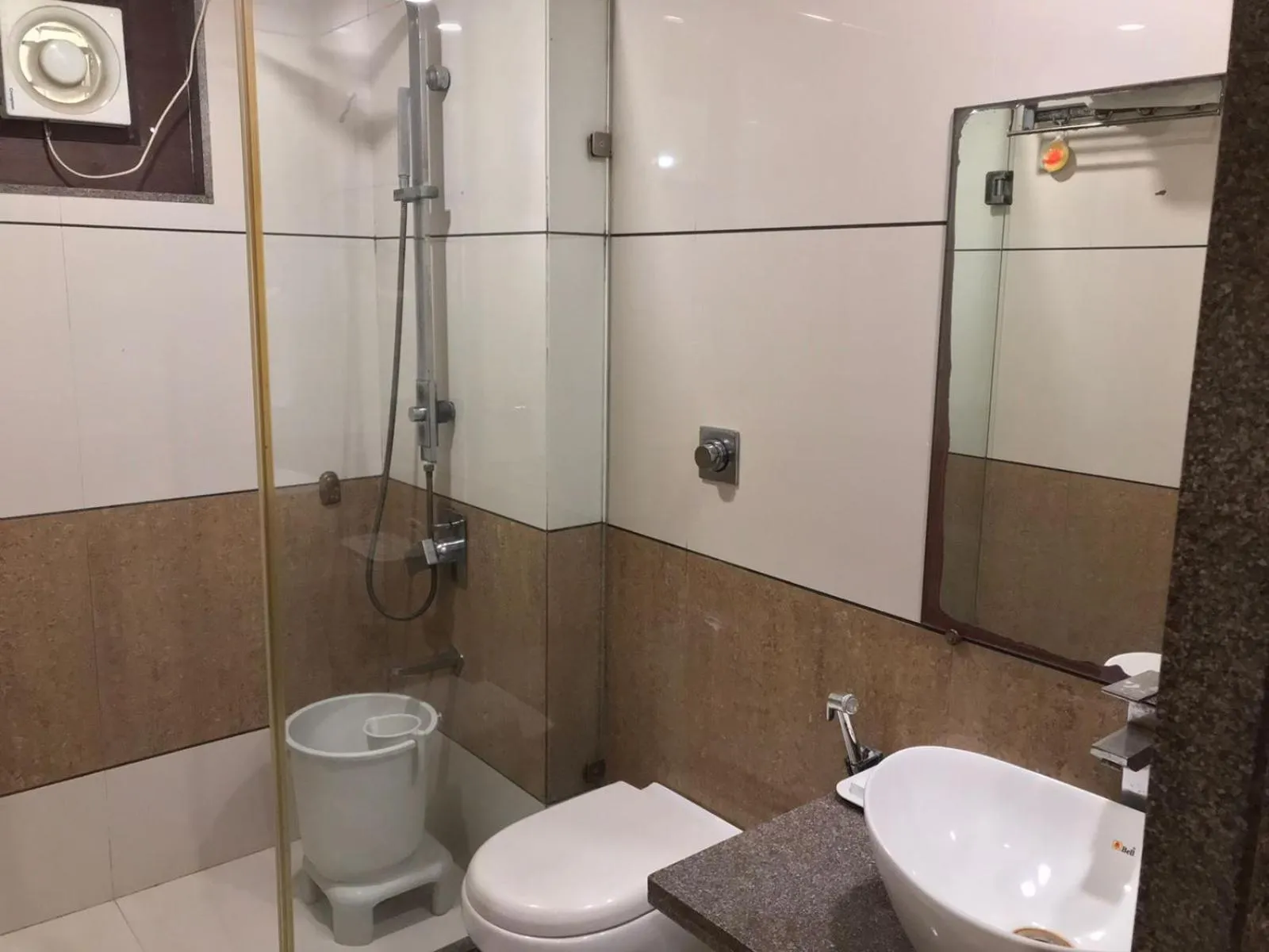 Bathroom in Pearl Hotel & Banquets Ahmedabad