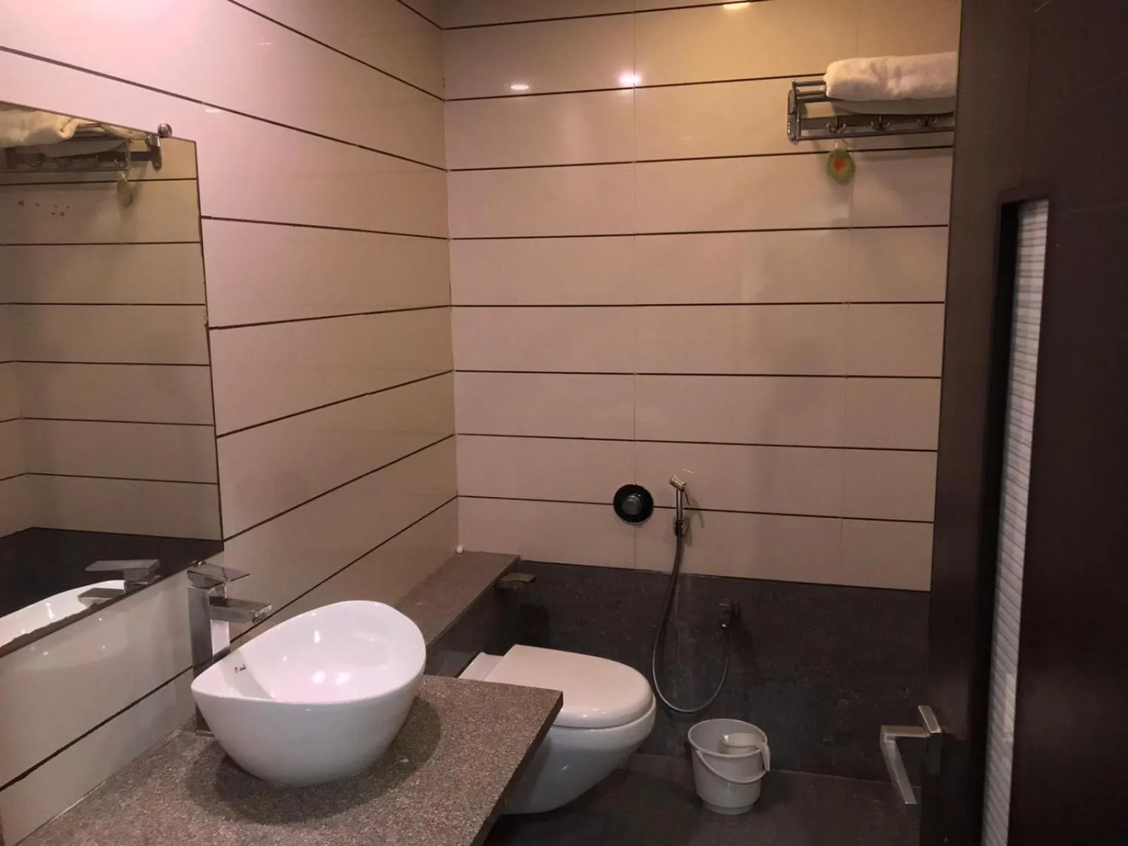 Toilet in Pearl Hotel & Banquets Ahmedabad