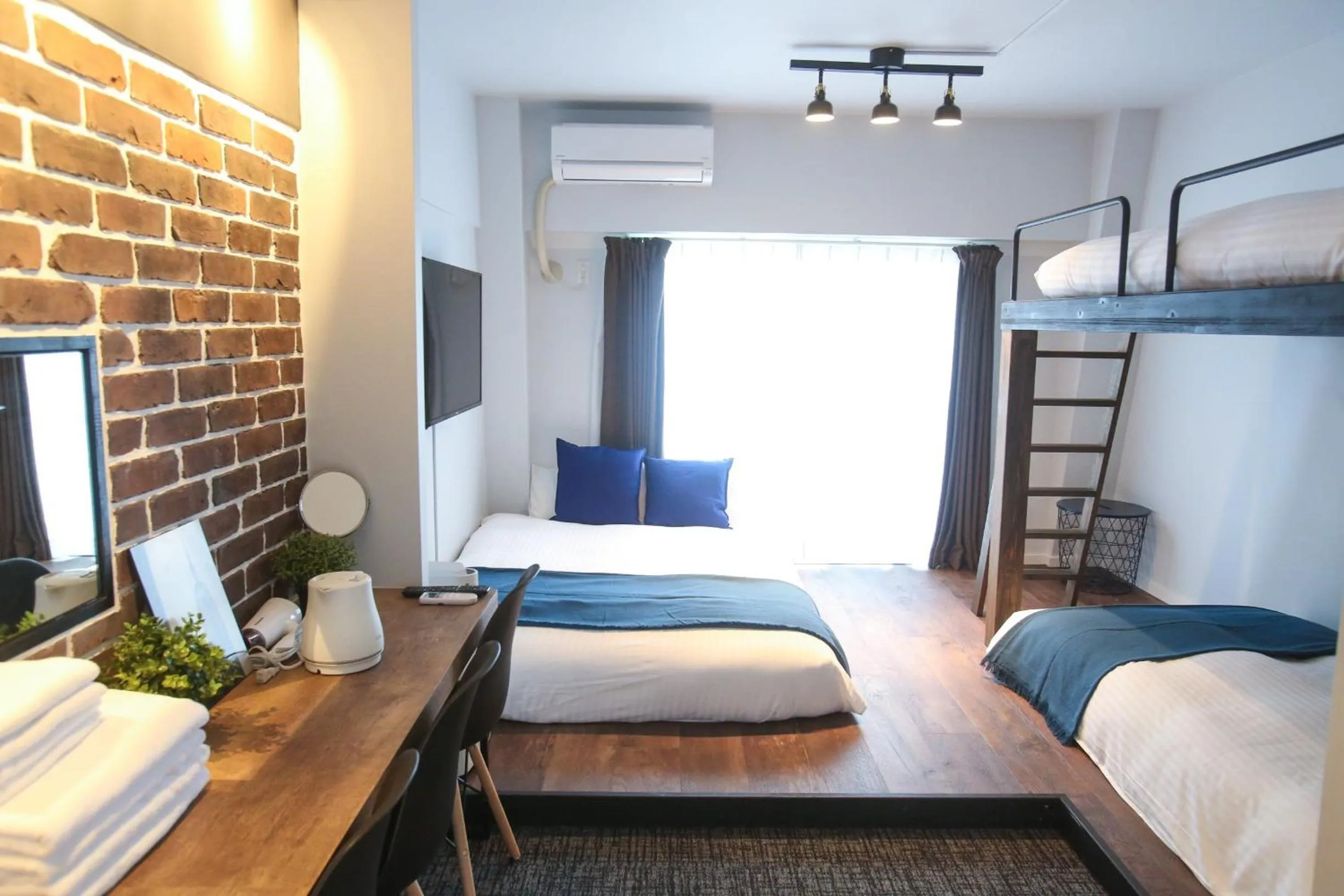 Bed in N33 Hakata Sta Riverside