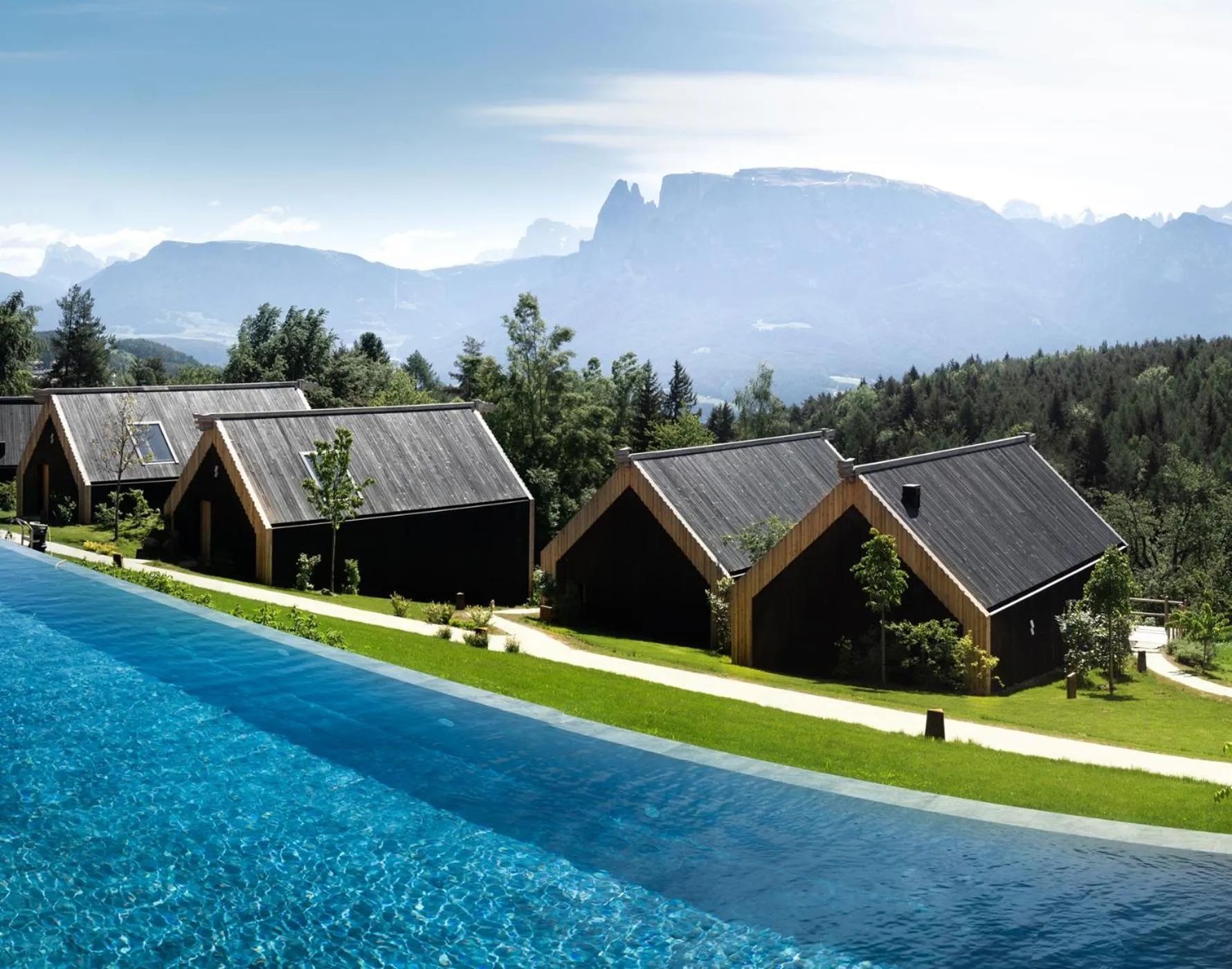 Open Air Bath in ADLER Lodge RITTEN