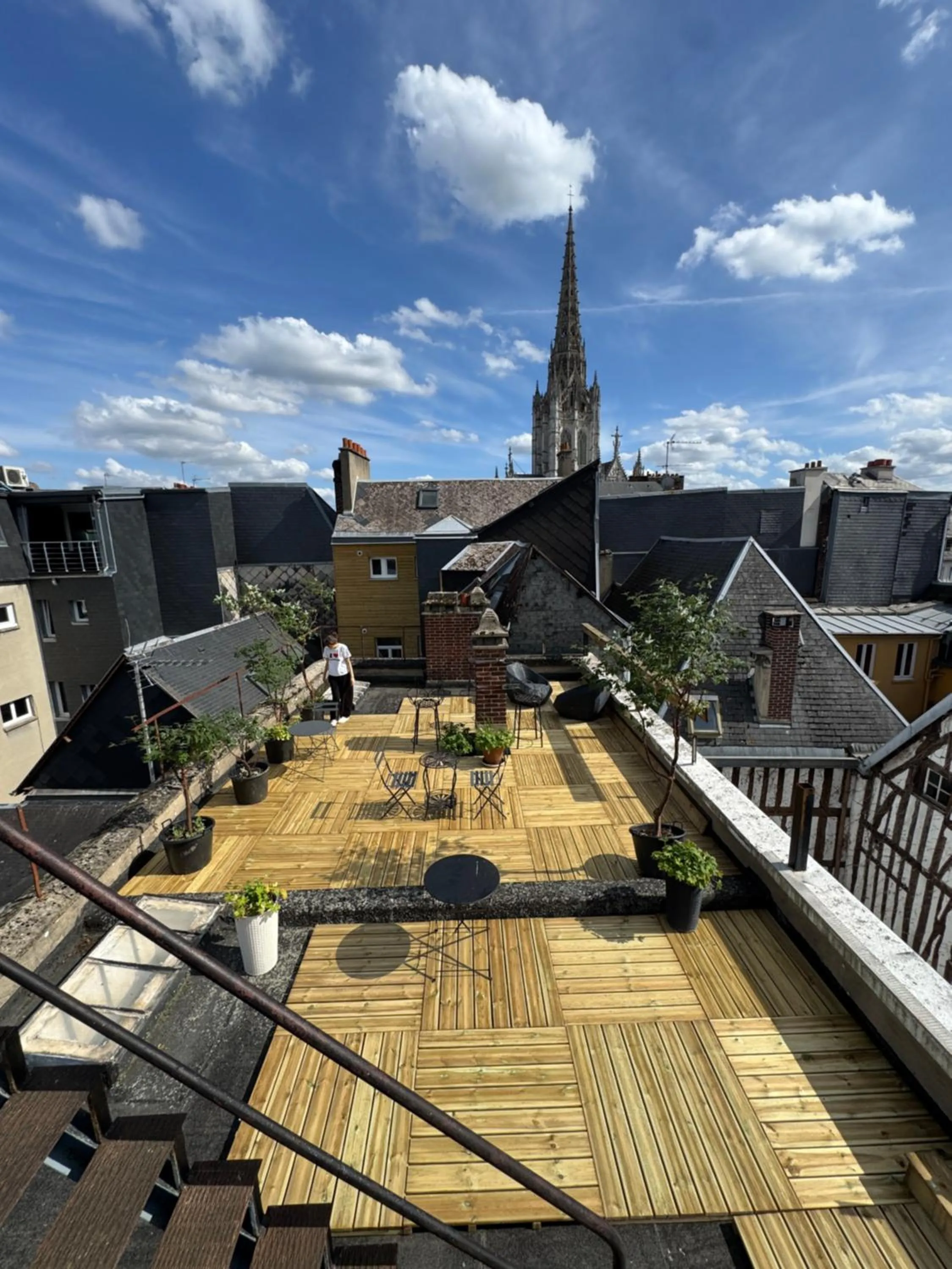 Patio in Hôtel De La Cathédrale
