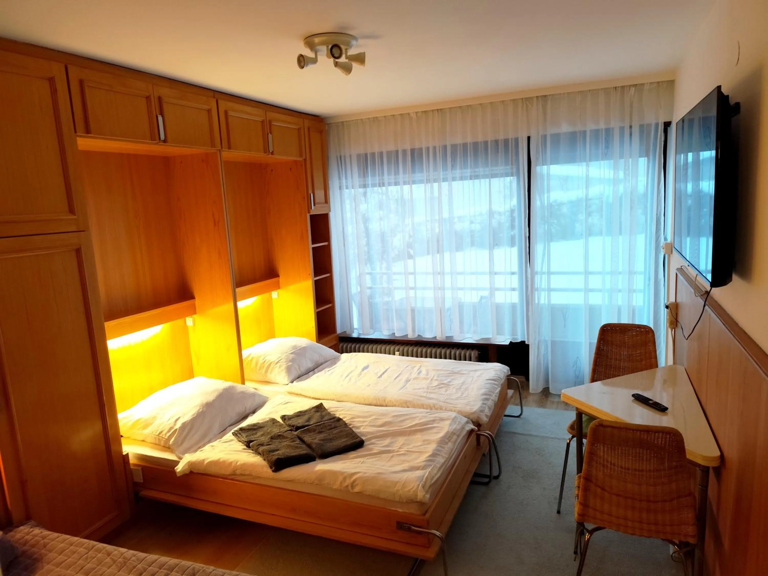 Bed in Bad Gastein Holiday Apartments