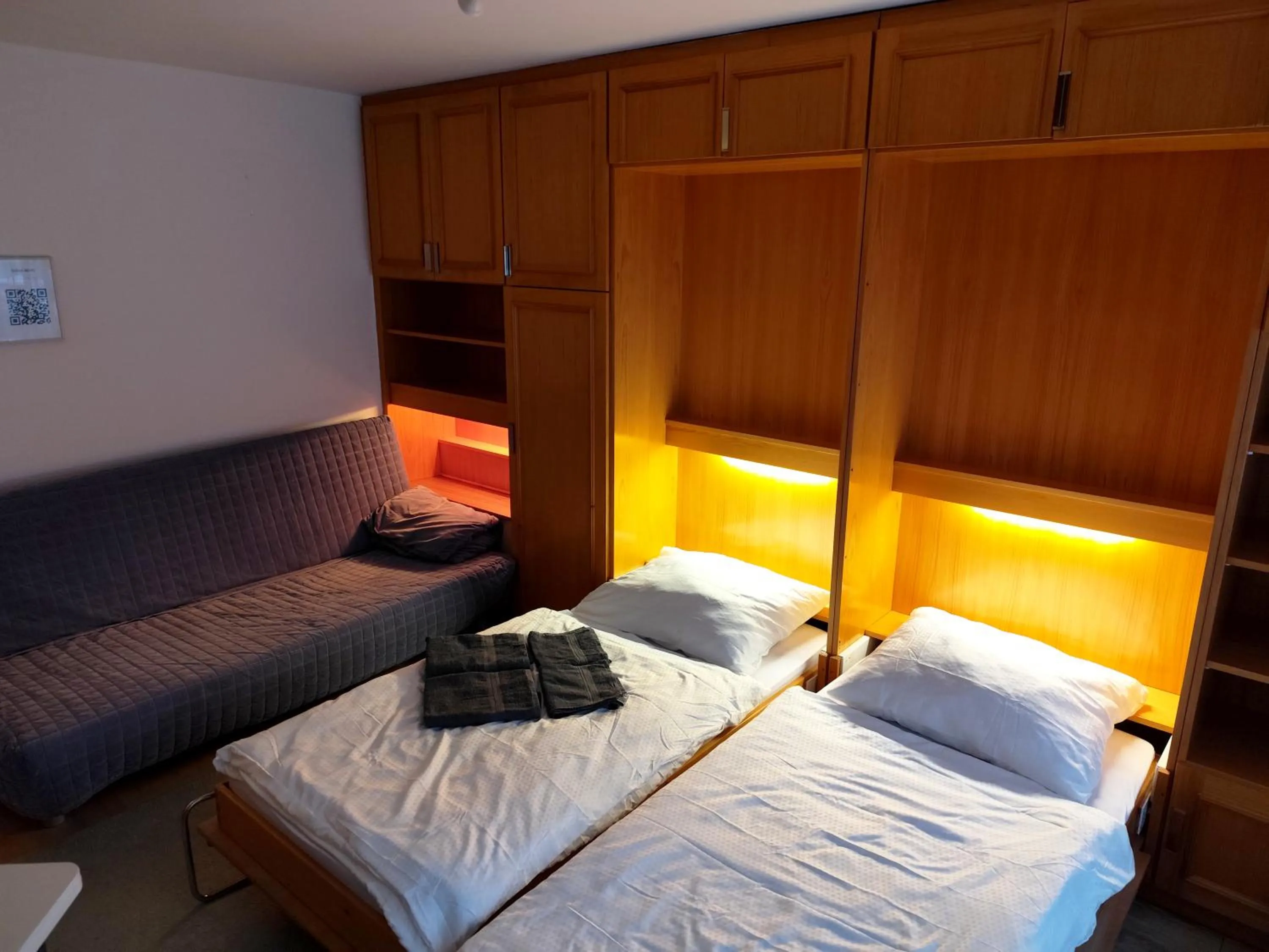 Bed in Bad Gastein Holiday Apartments