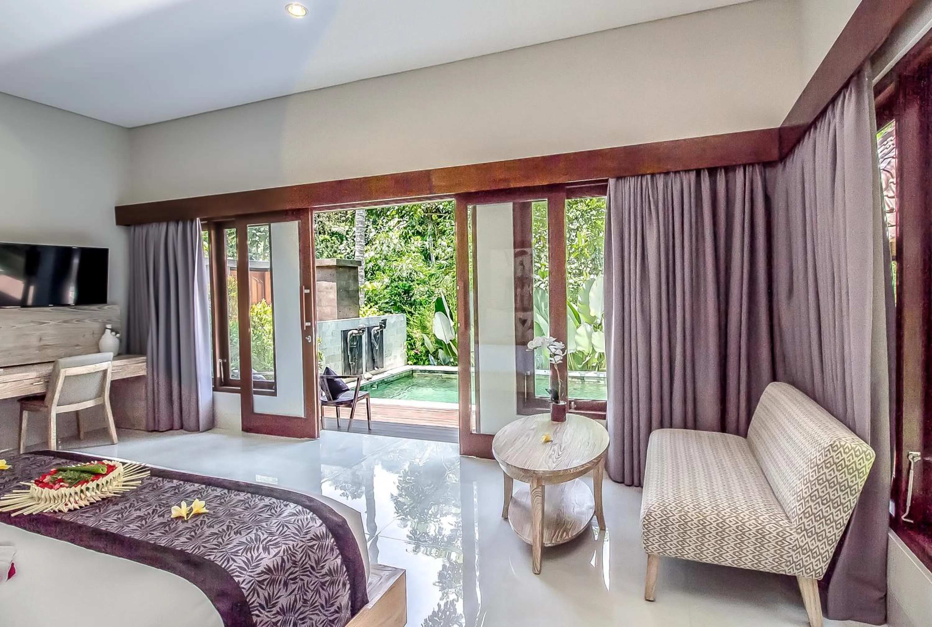Bed in Ubud Hills Villas & Resort