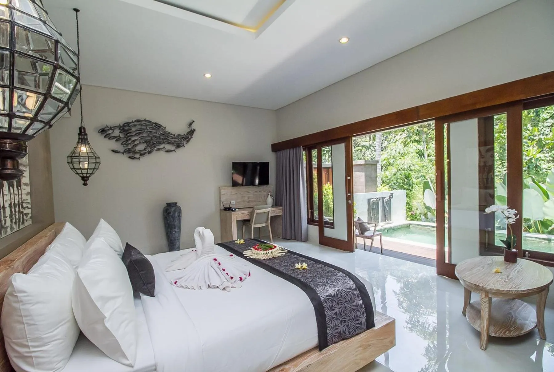 Bed in Ubud Hills Villas & Resort