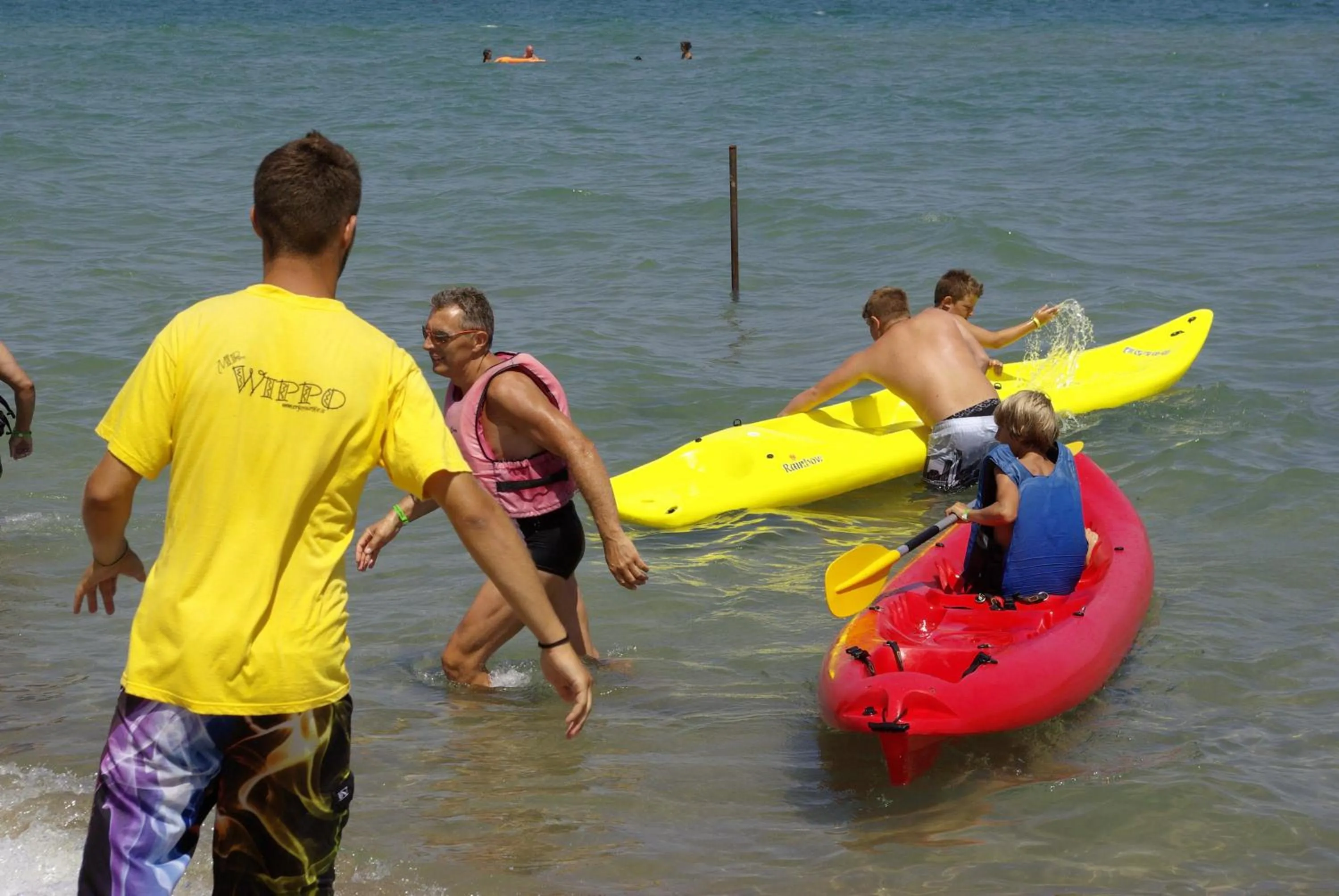 Canoeing in Villaggio Albatros Resort