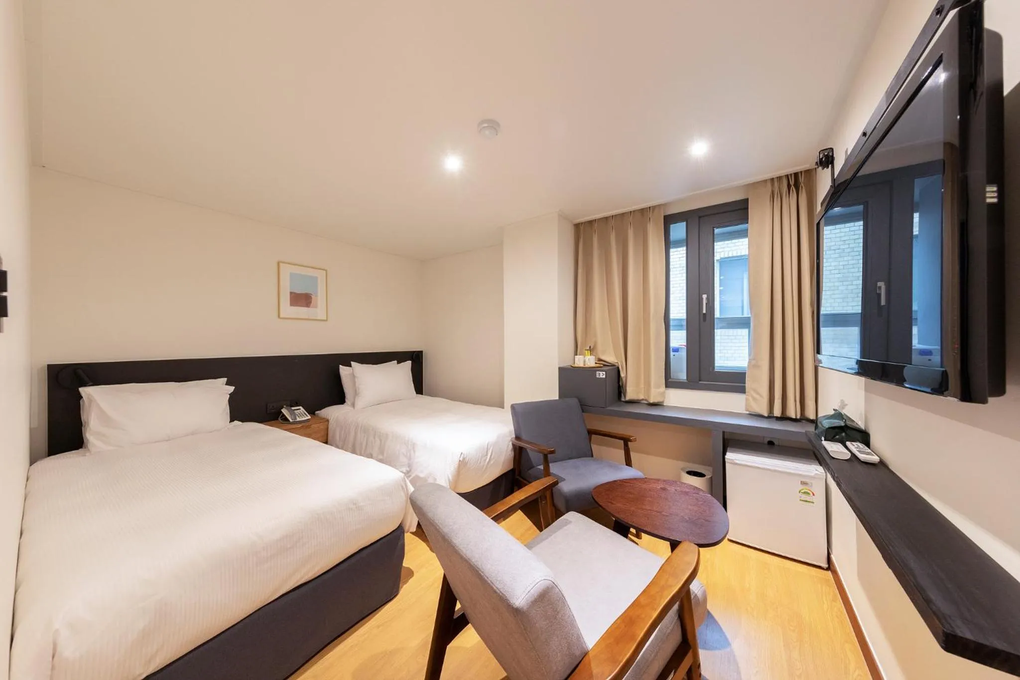 Photo of the whole room, Bed in Hotel Firststay Myeongdong