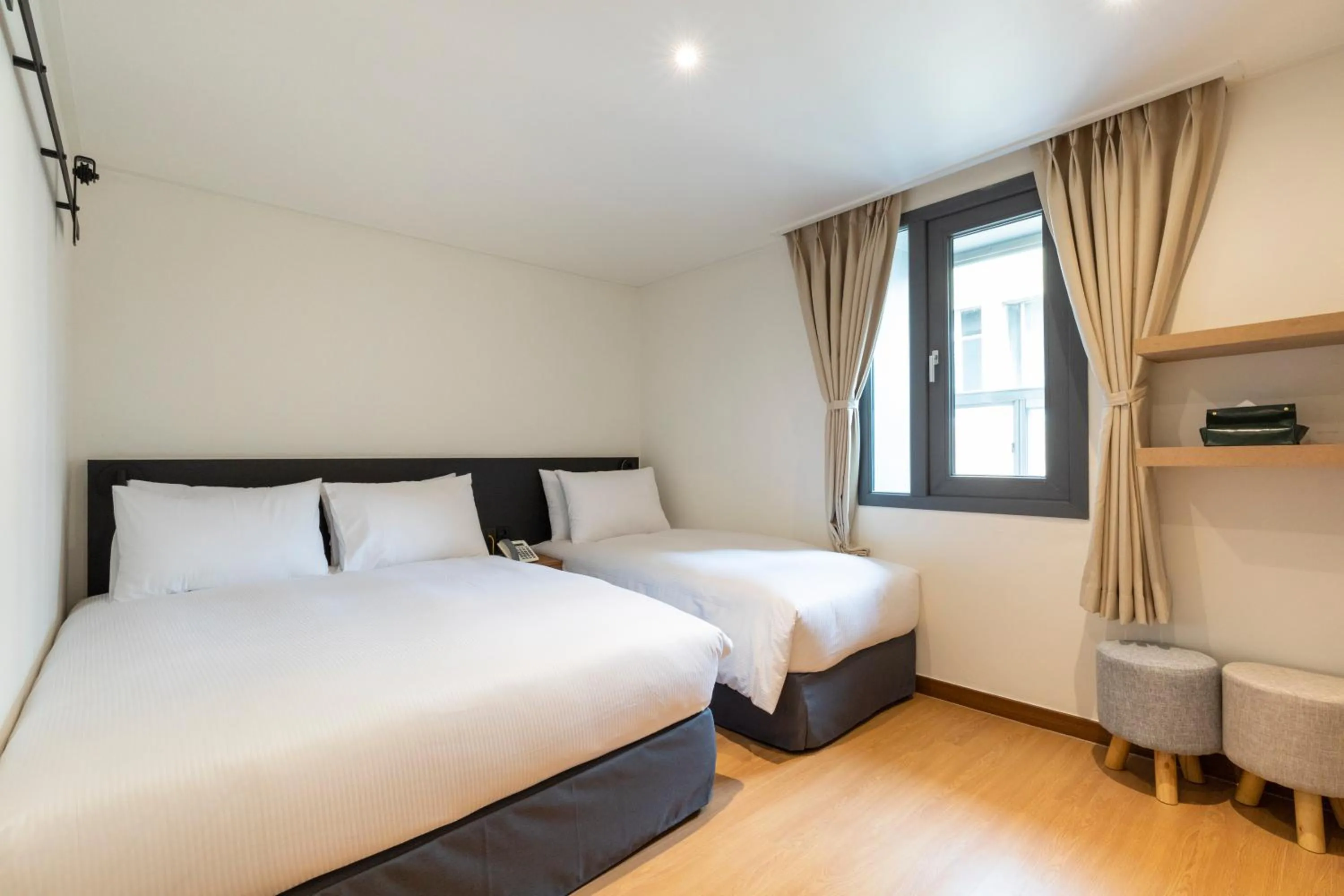 Bed in Hotel Firststay Myeongdong
