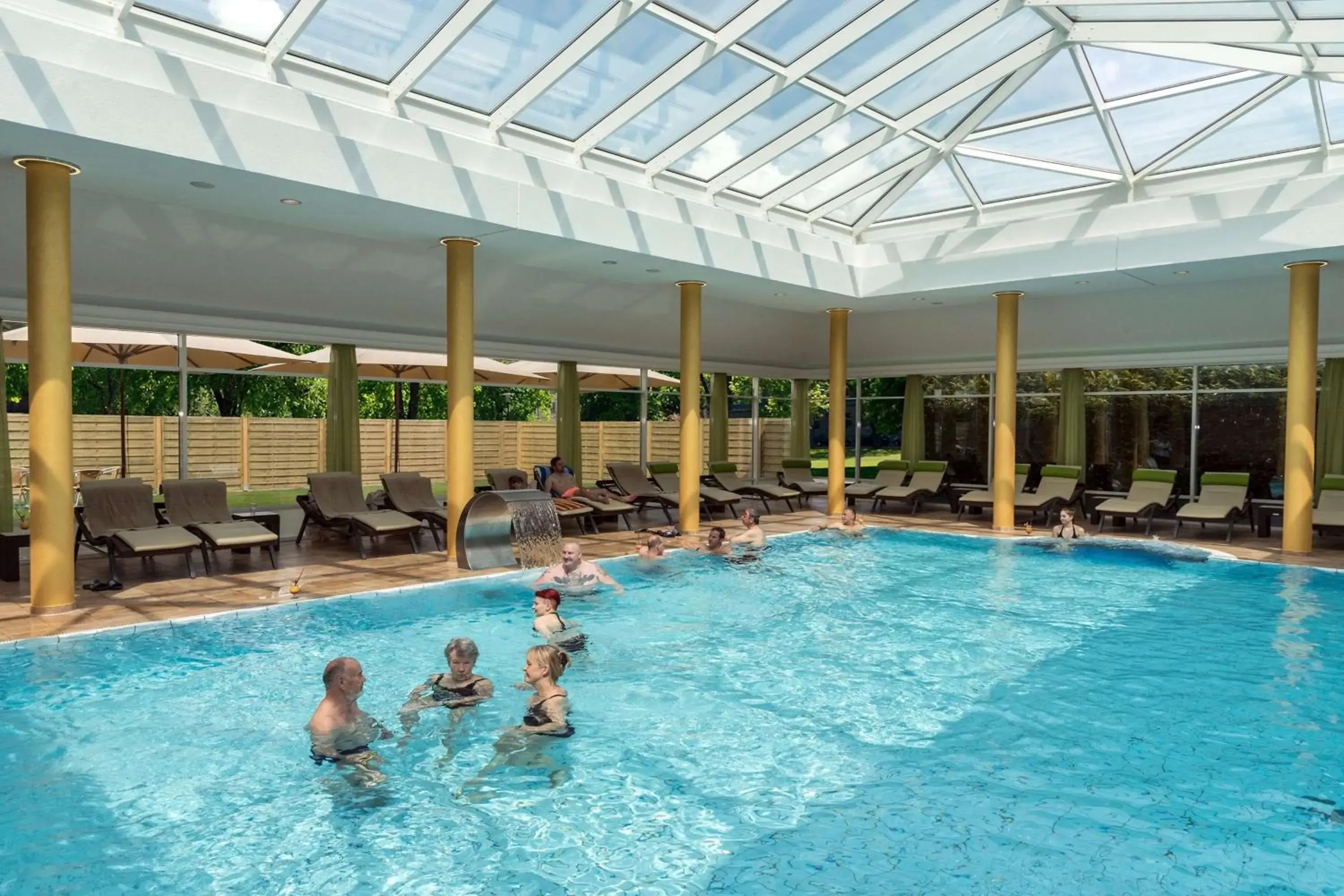 Pool view in Best Western Plus Parkhotel & Spa Cottbus Pool view in Best Western Plus Parkhotel & Spa Cottbus