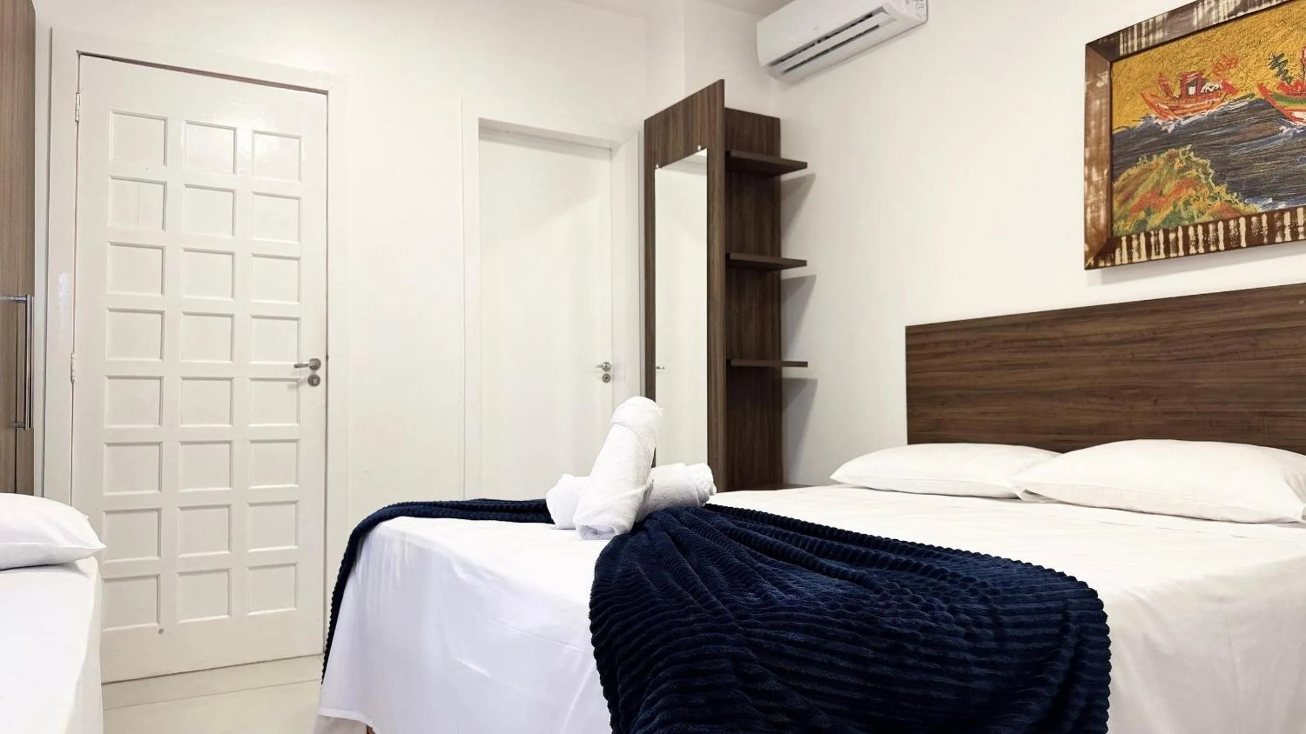 Bed in Pousada Bernúncia - Com café da Manhã, próximo a Praia Grande