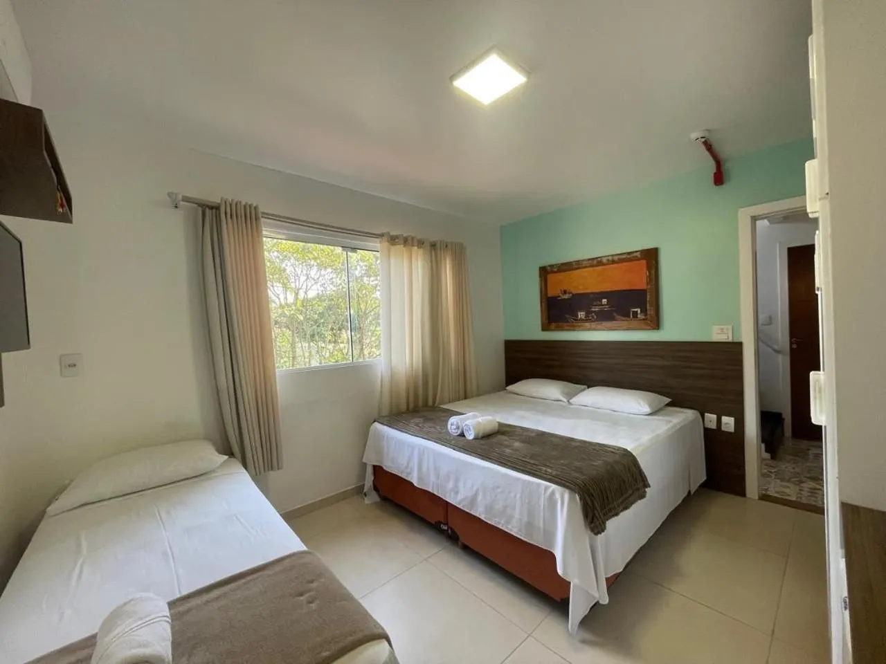 Bed in Pousada Bernúncia