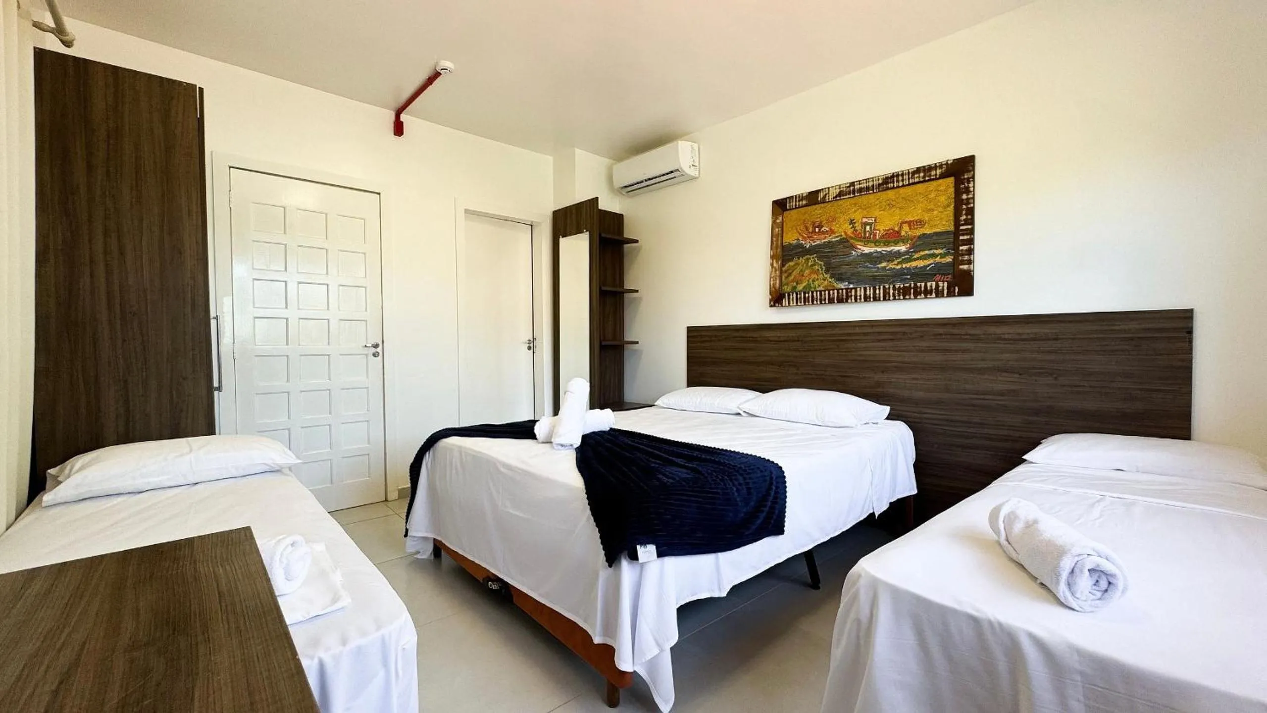 Bed in Pousada Bernúncia - Com café da Manhã, próximo a Praia Grande