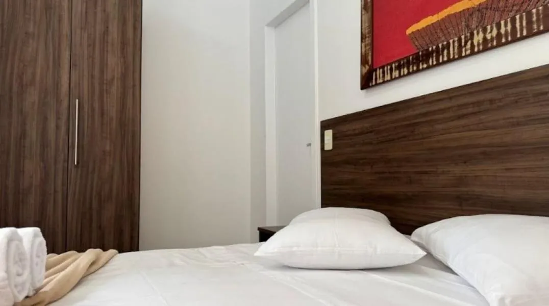 Bed in Pousada Bernúncia - Com café da Manhã, próximo a Praia Grande