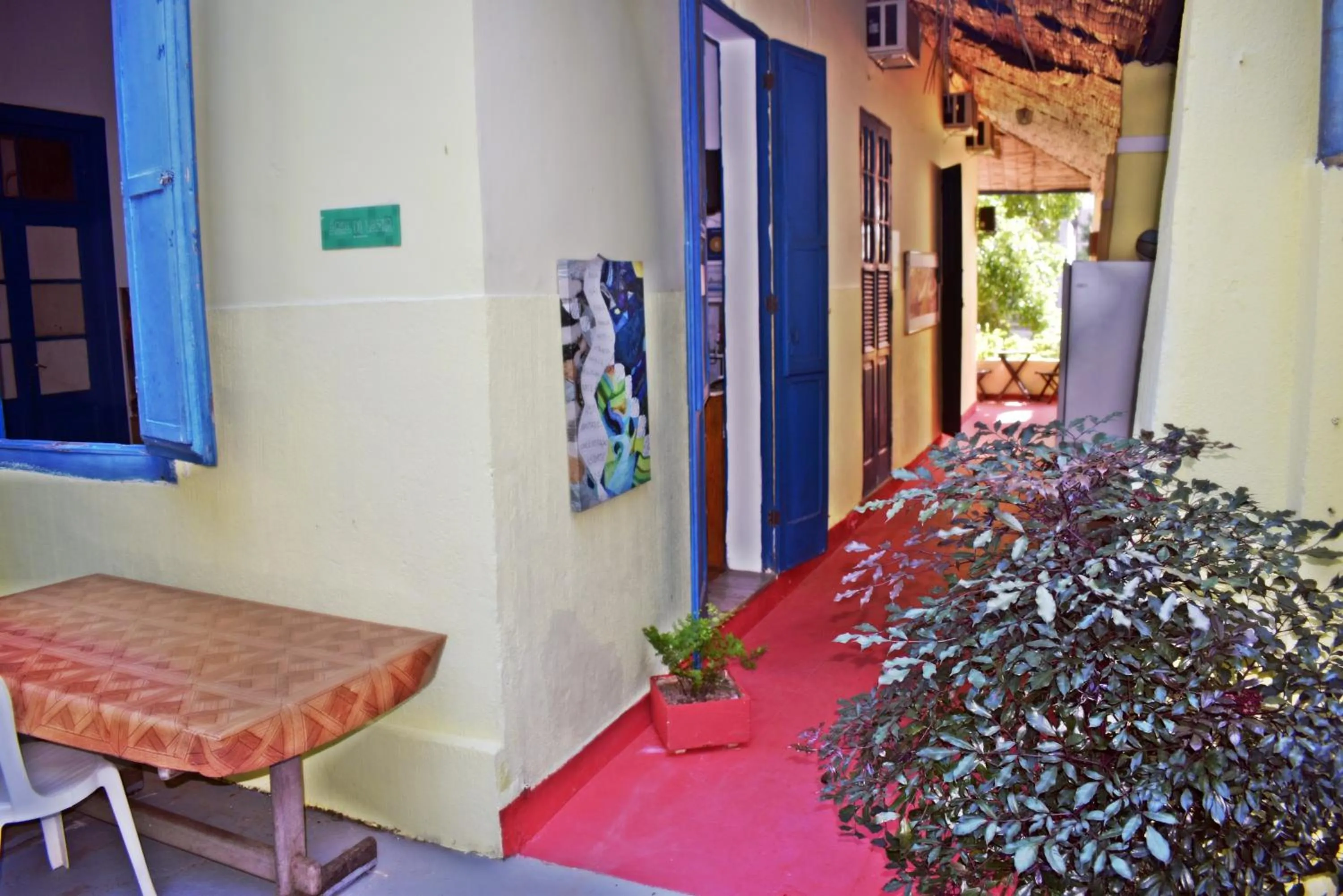 Balcony/Terrace in Brasileranza Hostel