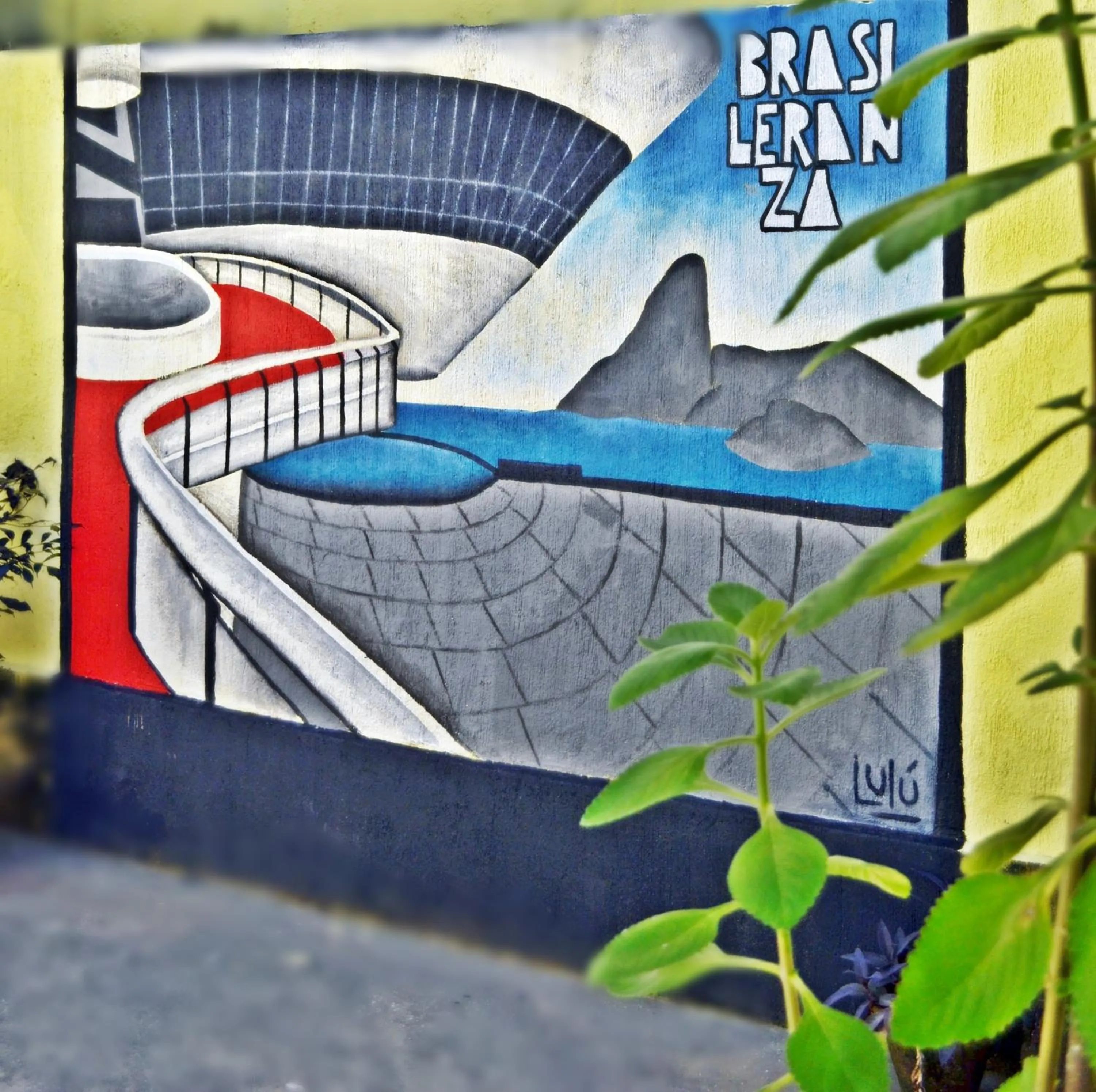 Decorative detail in Brasileranza Hostel