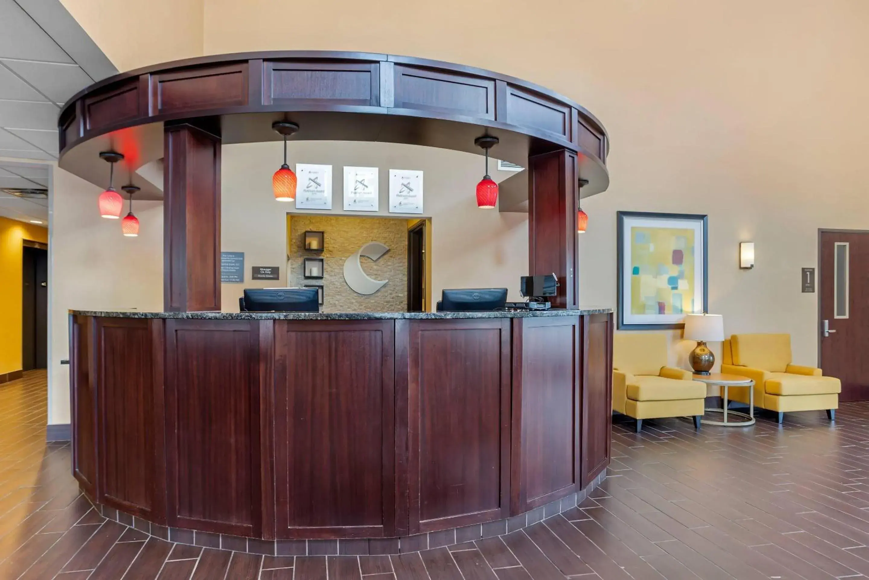 Lobby or reception in Comfort Inn & Suites Sayre Lobby or reception in Comfort Inn & Suites Sayre