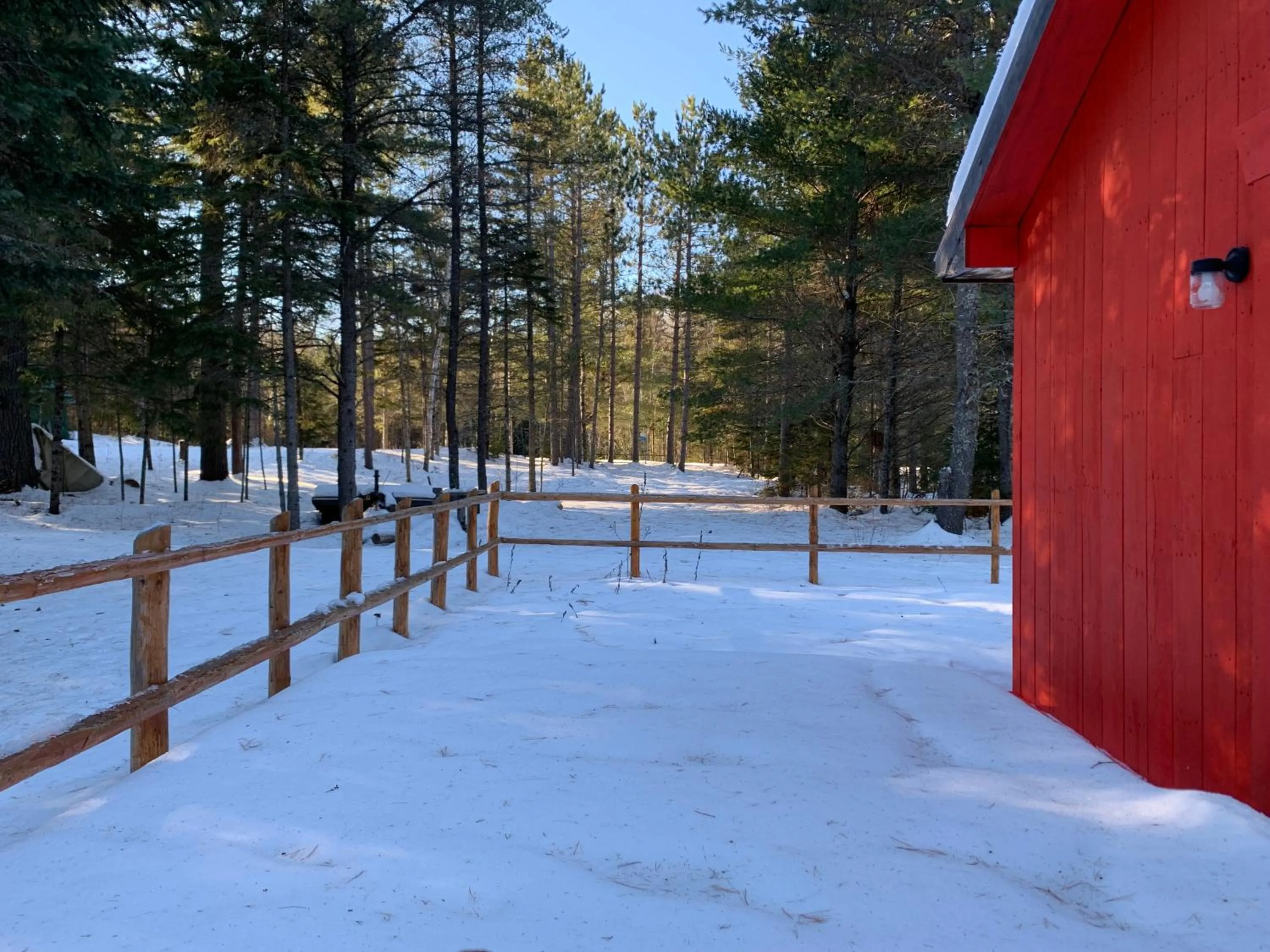 Winter in L'Auberge Refuge du Trappeur