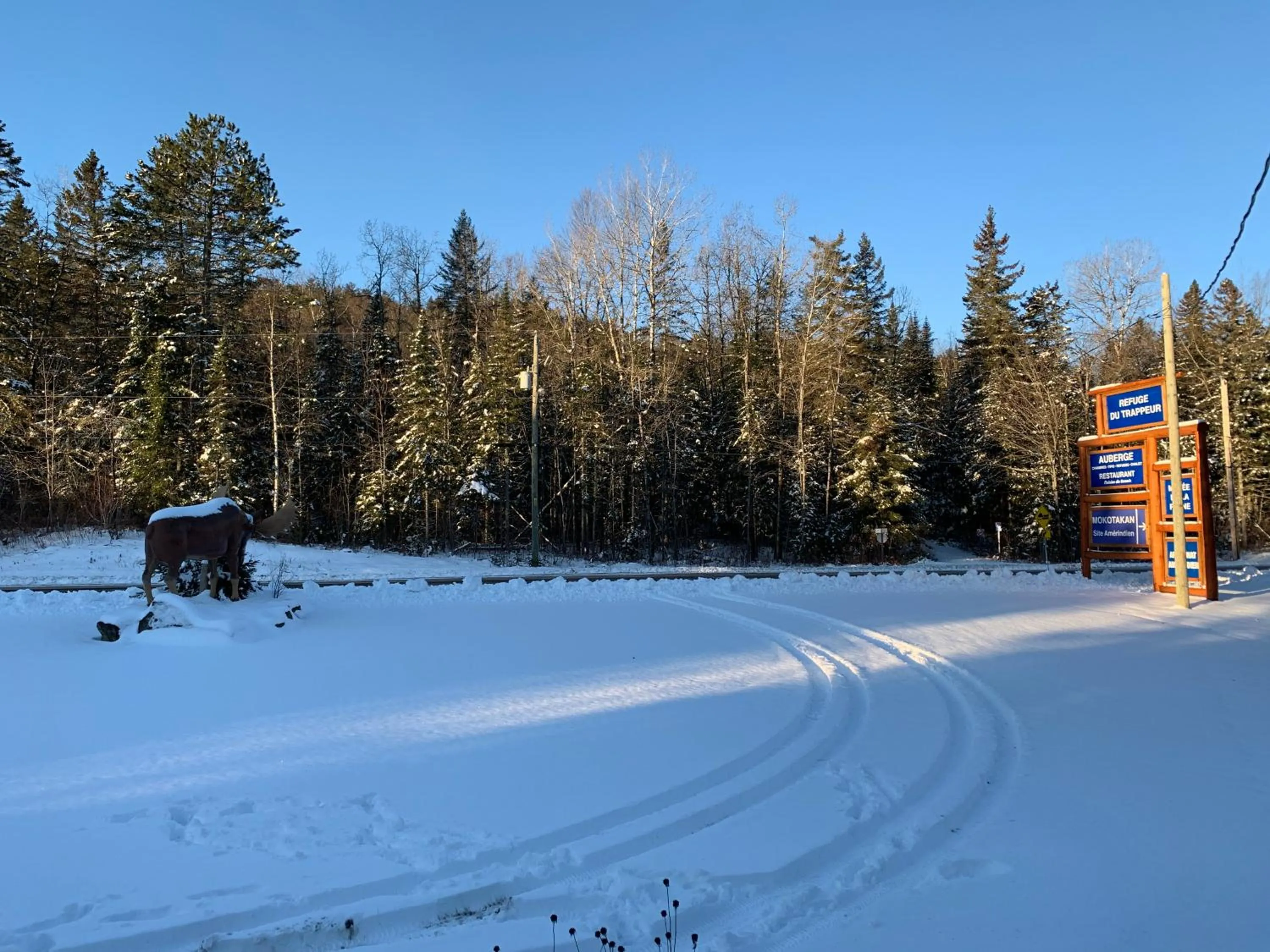 Winter in L'Auberge Refuge du Trappeur