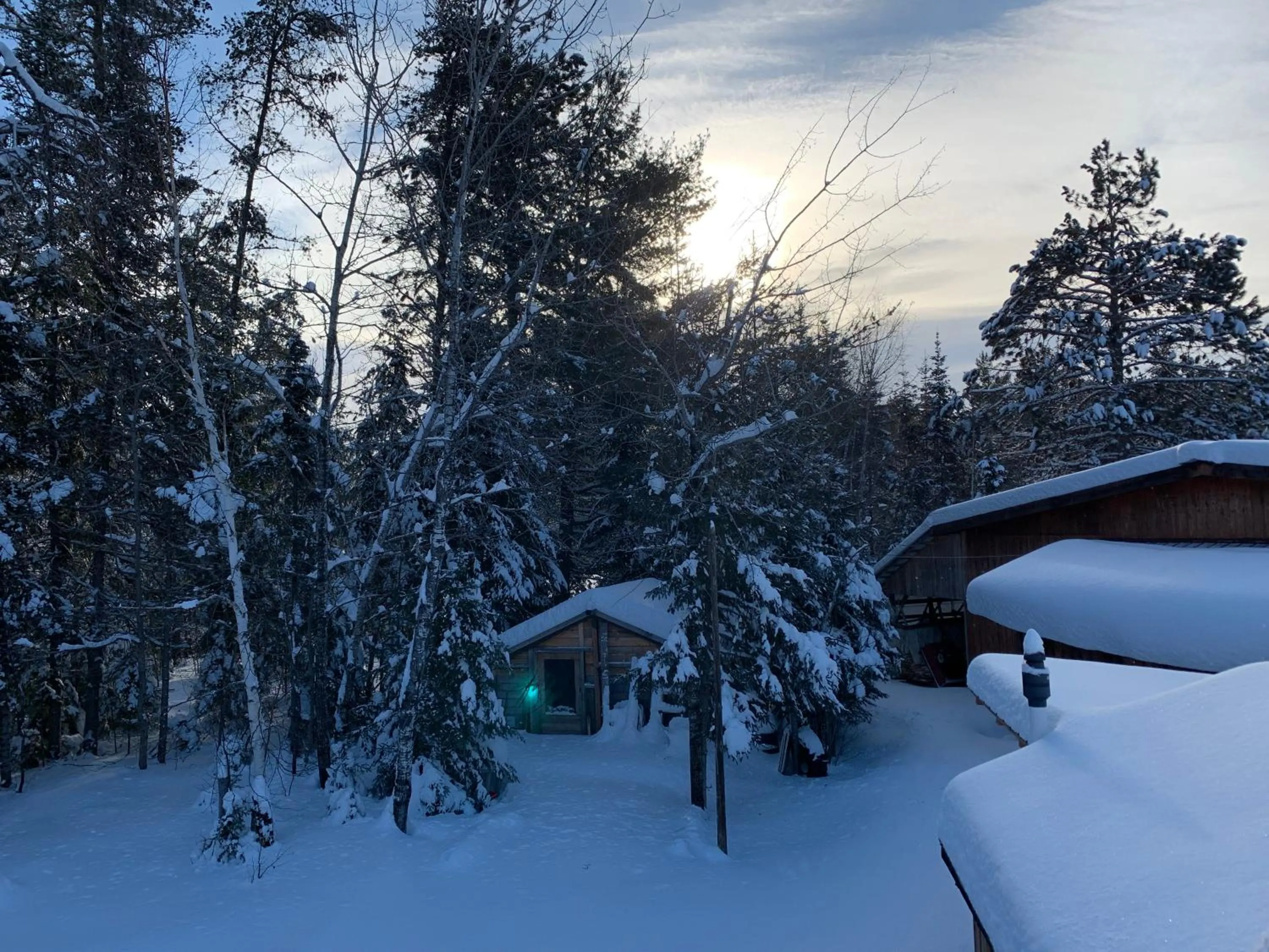 Winter in L'Auberge Refuge du Trappeur