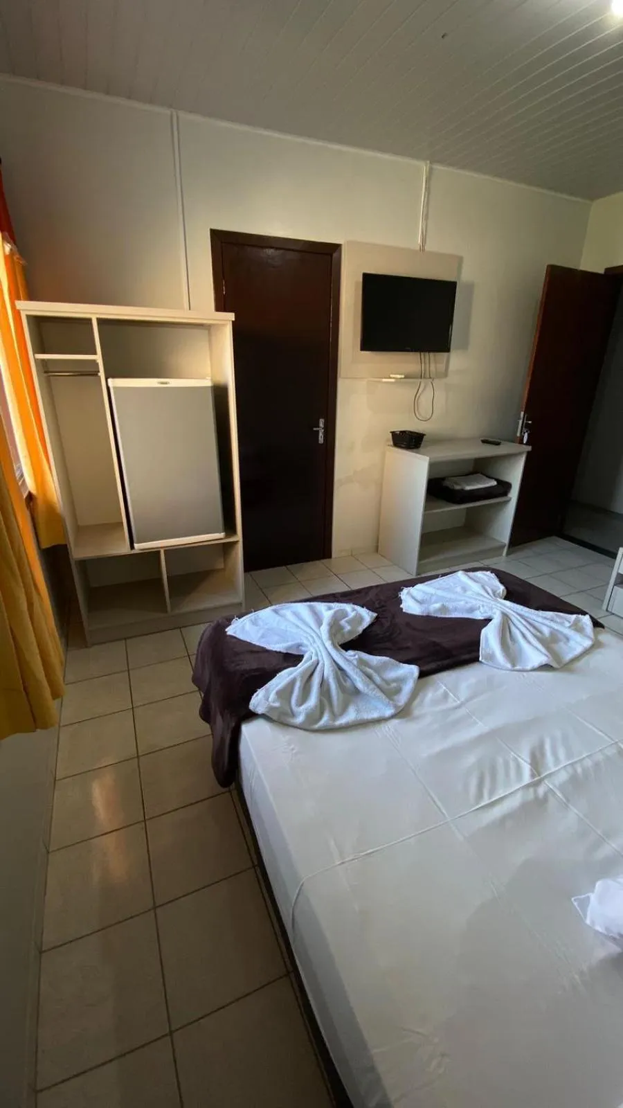 Bed in Hotel Panorâmico