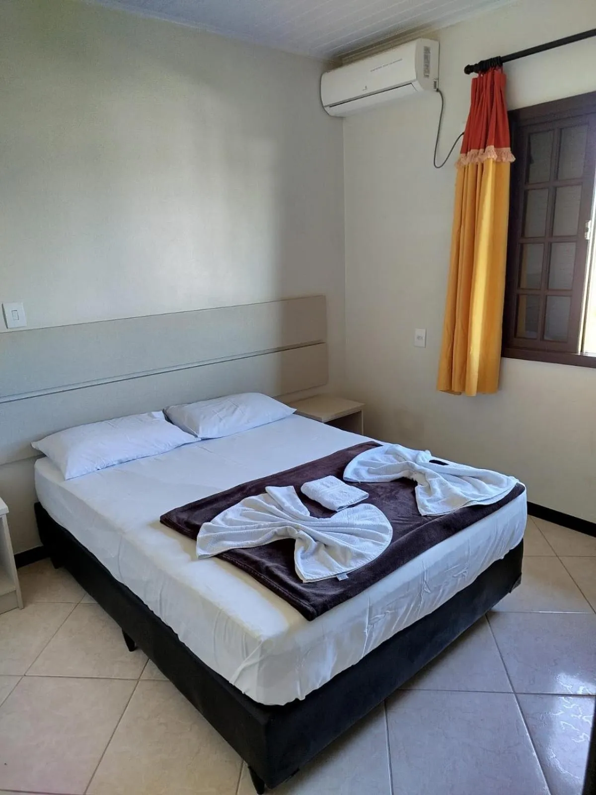 Bed in Hotel Panorâmico