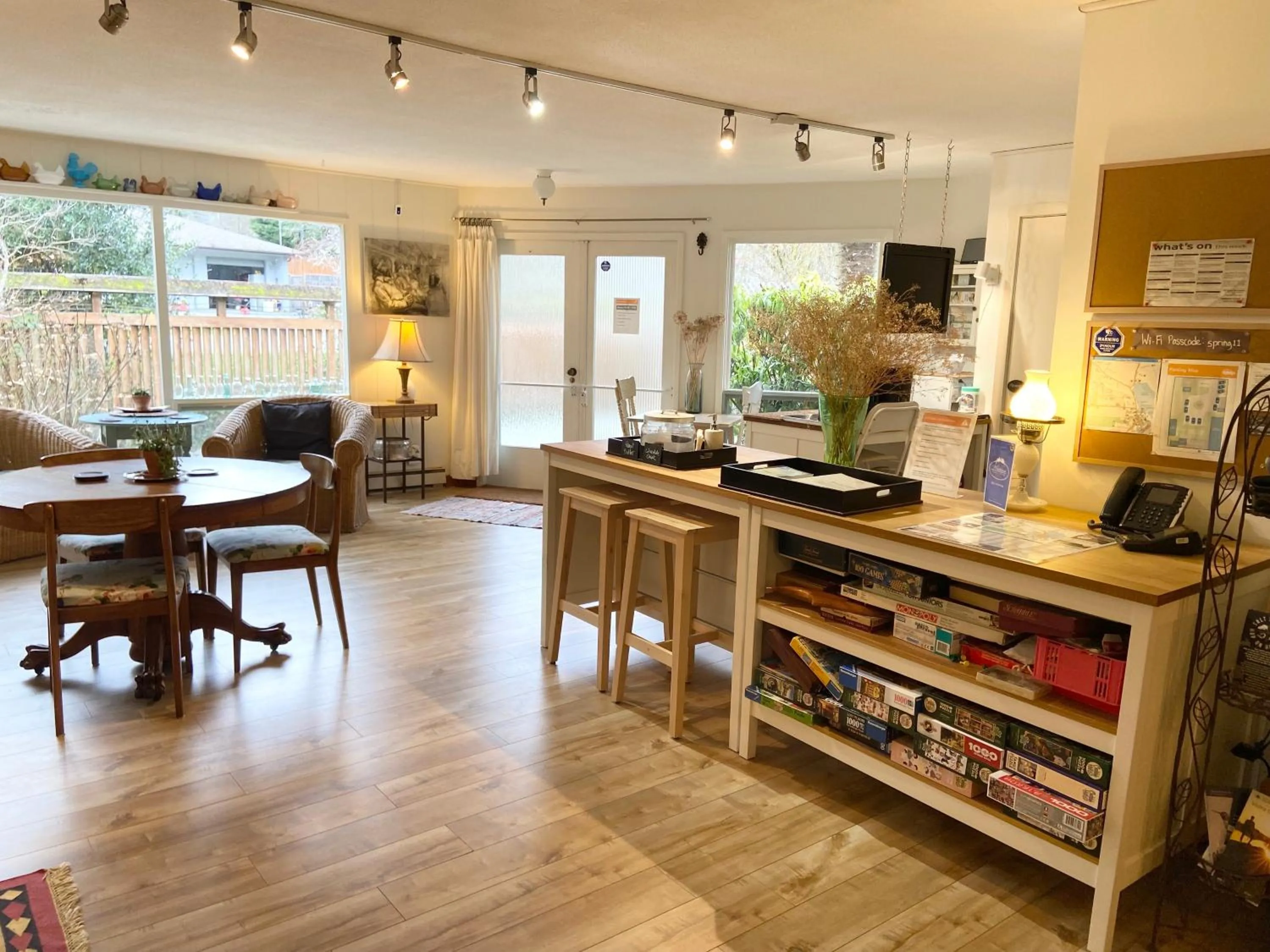 Living room in Wisteria Guest House